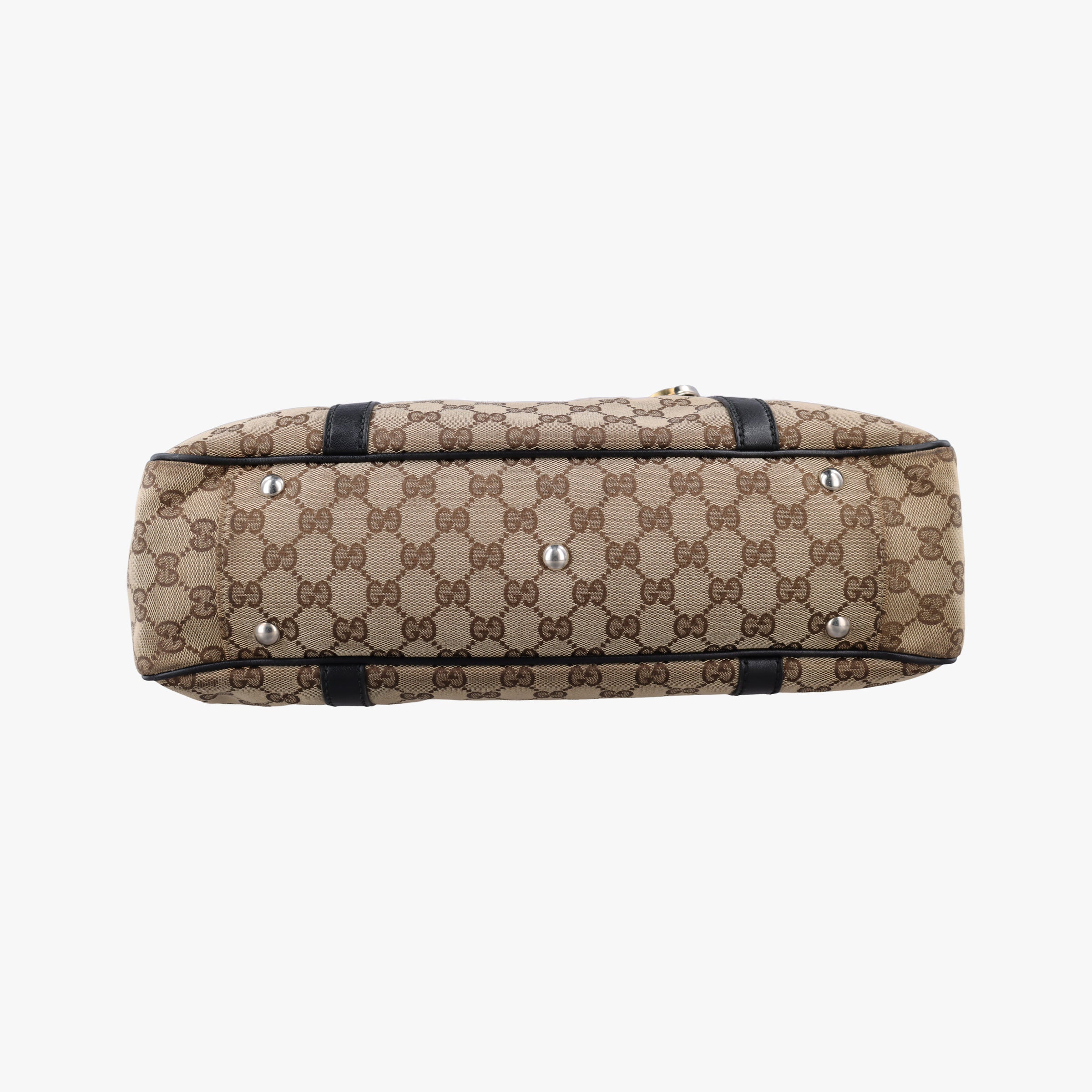 Secondhand Gucci GG Canvas GG Twins Beige × Black Canvas×Leather 232957 handbag | stylenewstar