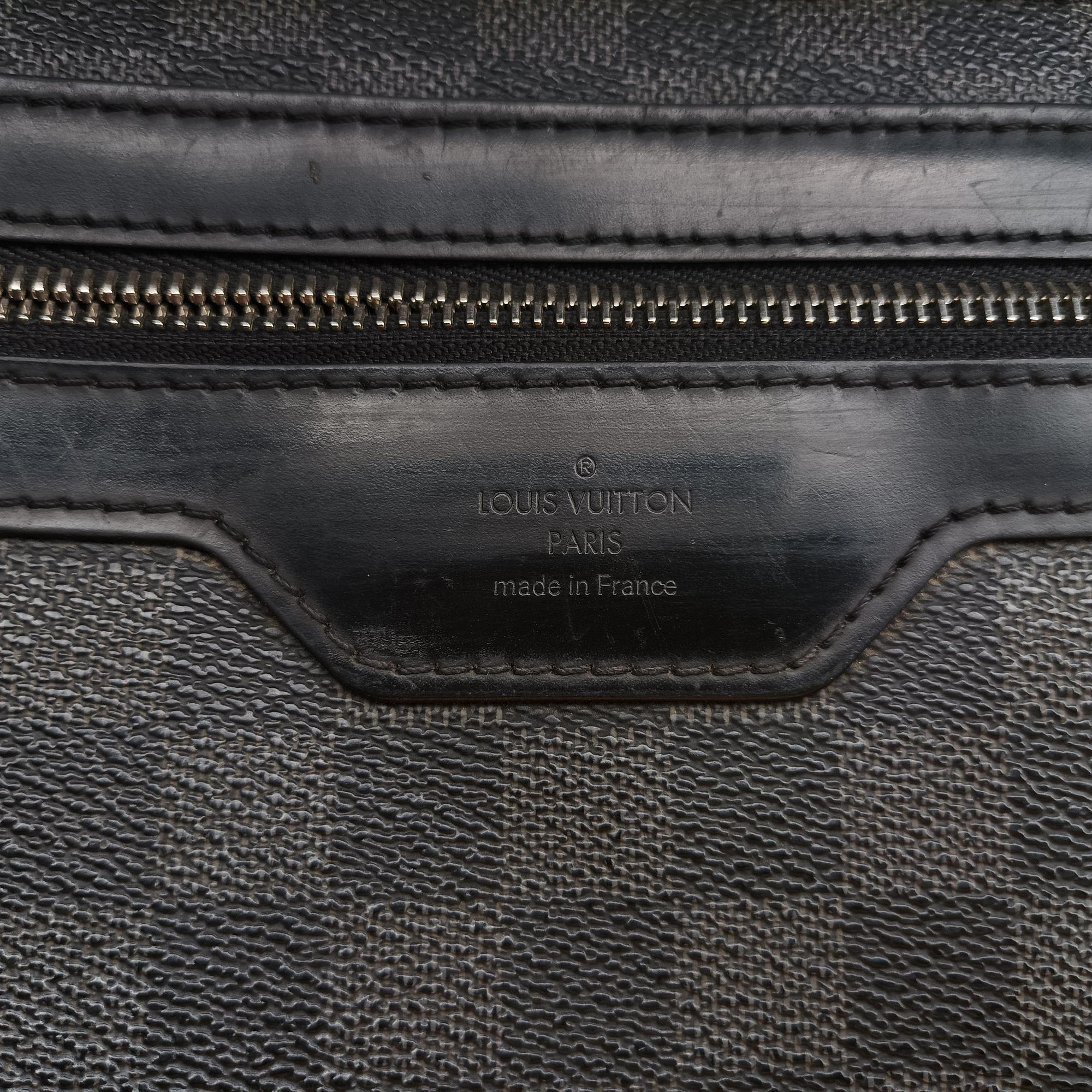 Pre-owned Louis Vuitton DANIEL MM Noir Damier GRAPHITE N58029 shoulderbag | stylenewstar
