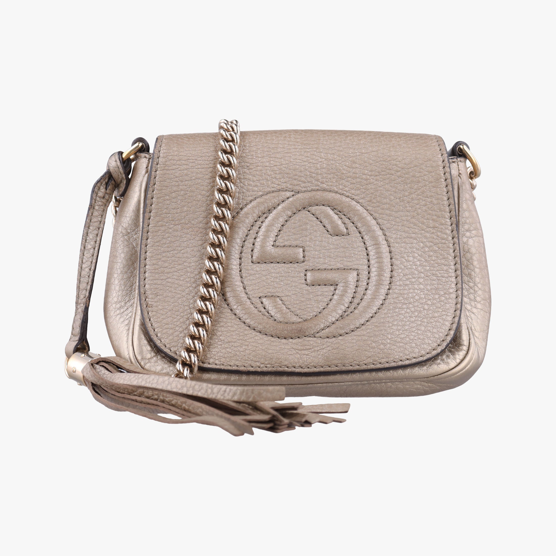 Vintage Gucci Soho Golden Leather 323190 shoulderbag | stylenewstar