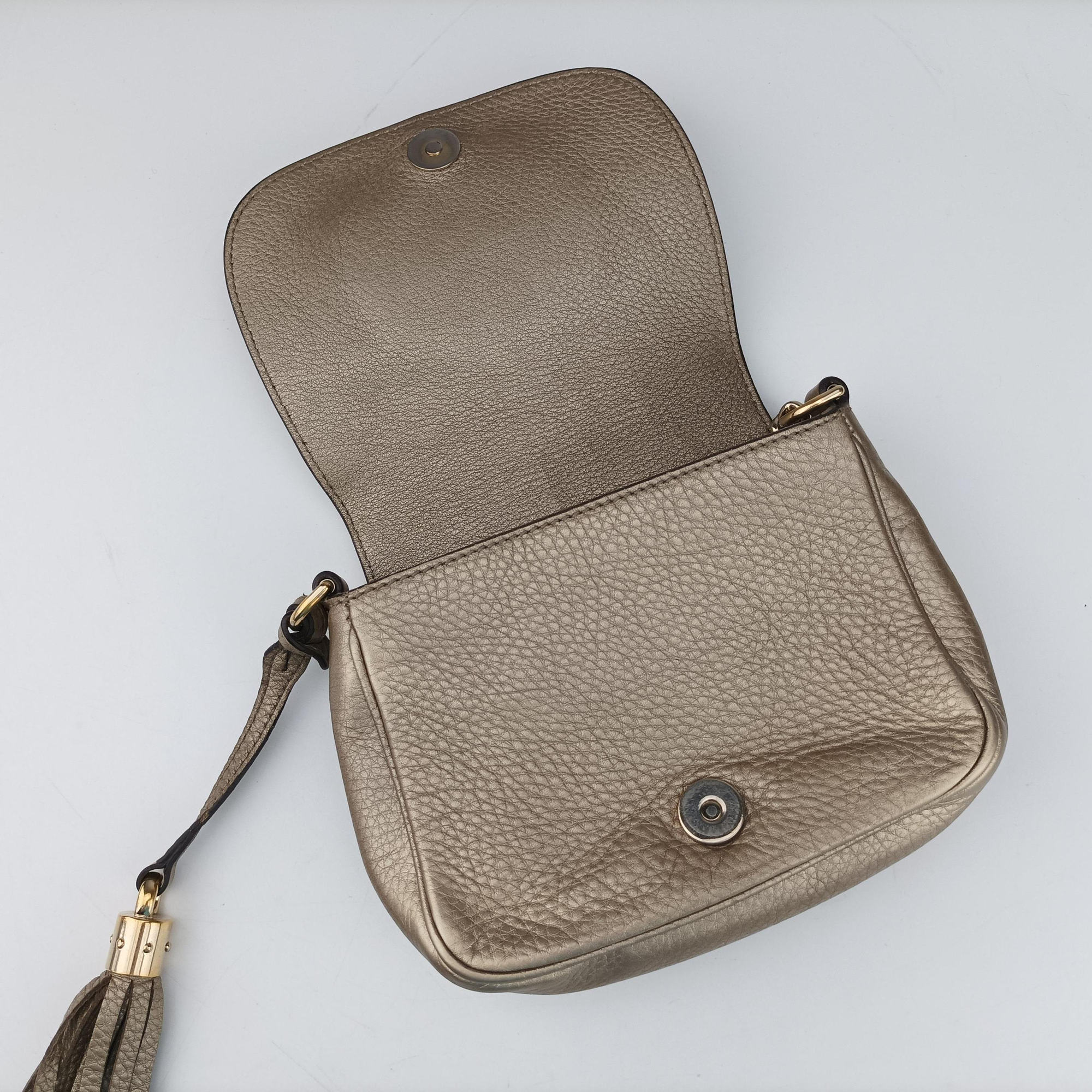 Vintage Gucci Soho Golden Leather 323190 shoulderbag | stylenewstar
