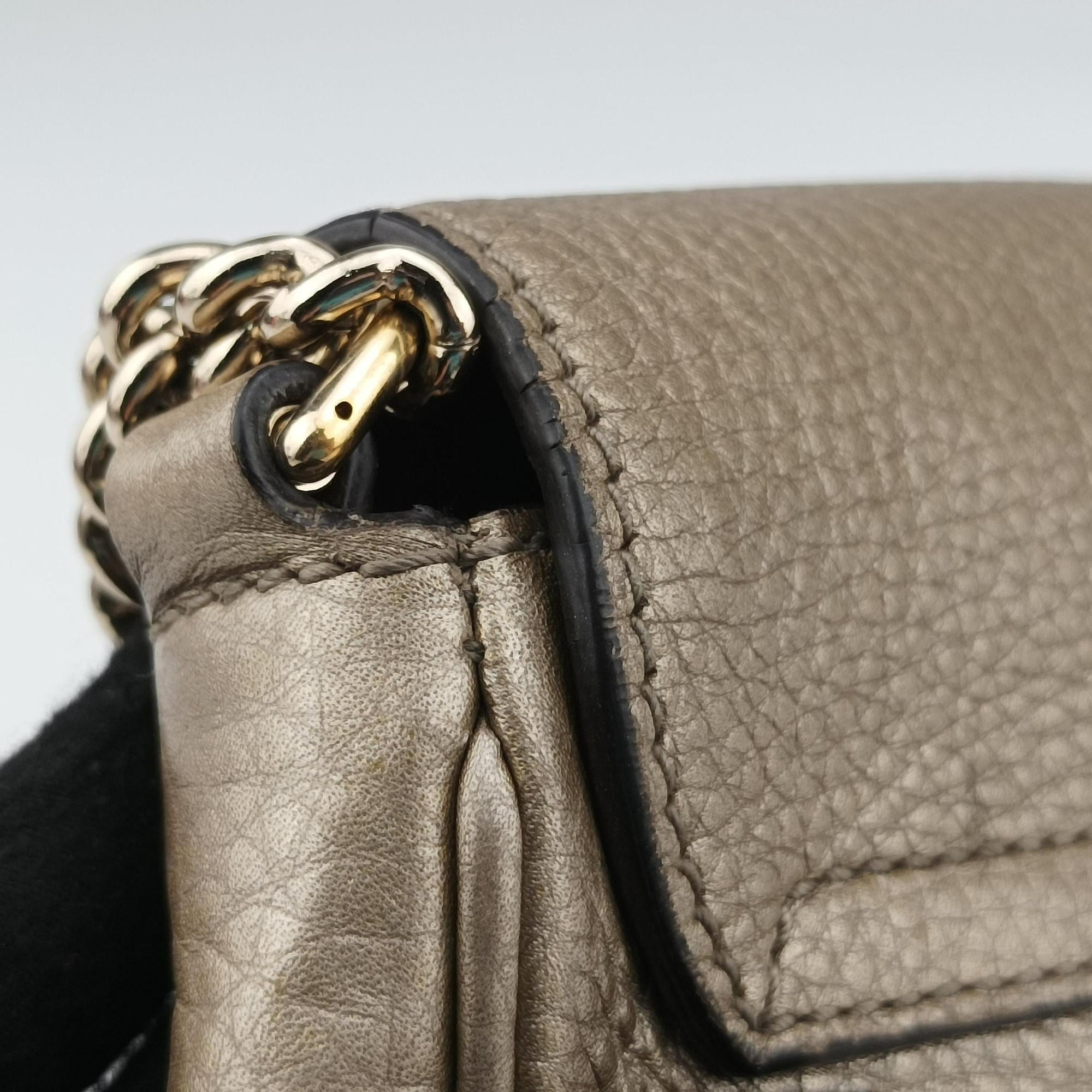 Vintage Gucci Soho Golden Leather 323190 shoulderbag | stylenewstar