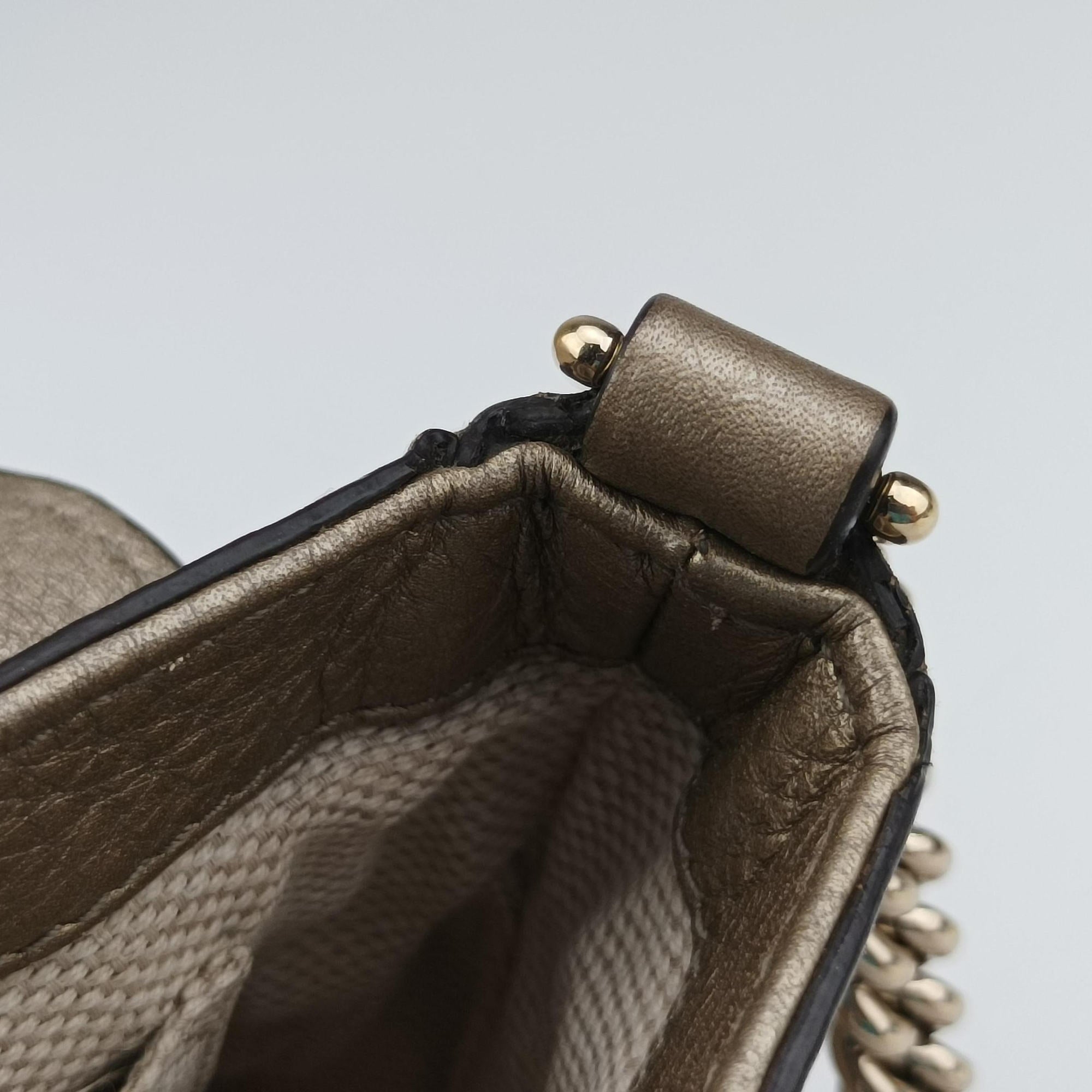 Vintage Gucci Soho Golden Leather 323190 shoulderbag | stylenewstar