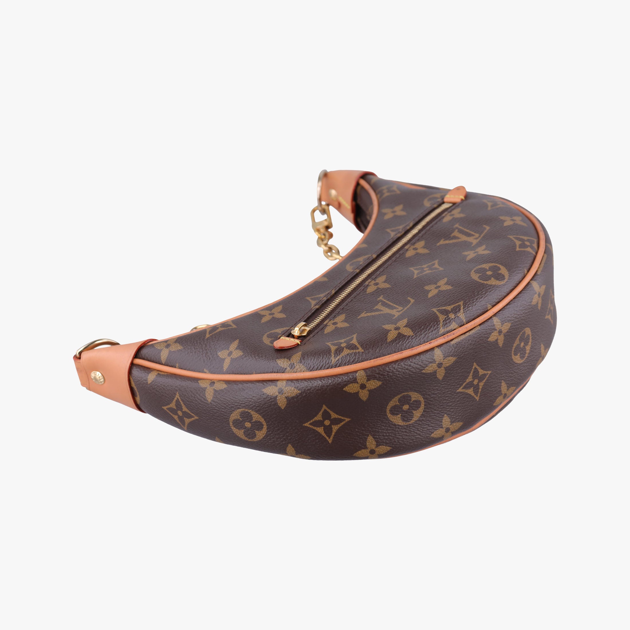 Pre-owned Louis Vuitton LOOP Brown×Beige Monogram Canvas M81098 shoulderbag | stylenewstar