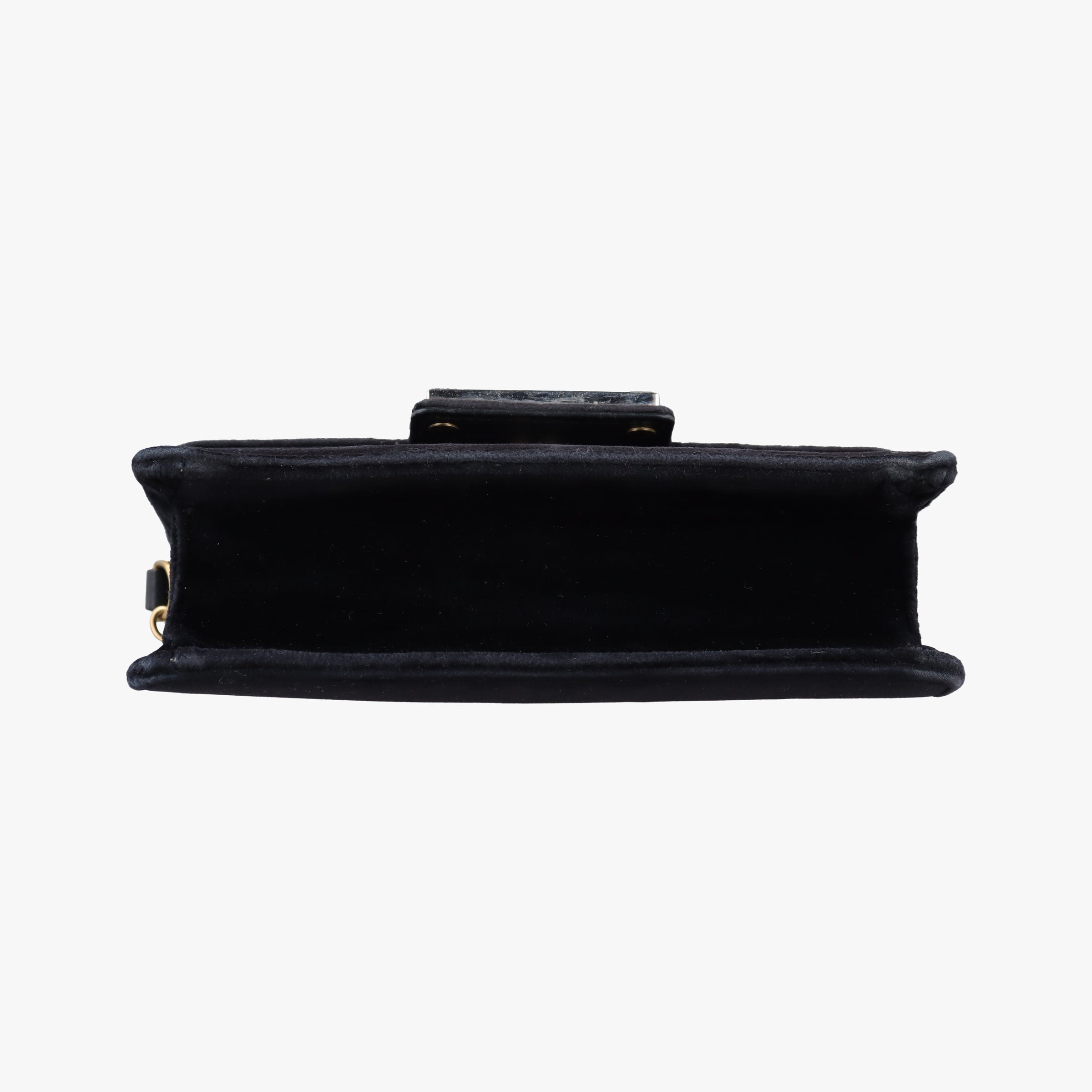 Pre-owned Gucci Square G Black velour 544242 shoulderbag | stylenewstar