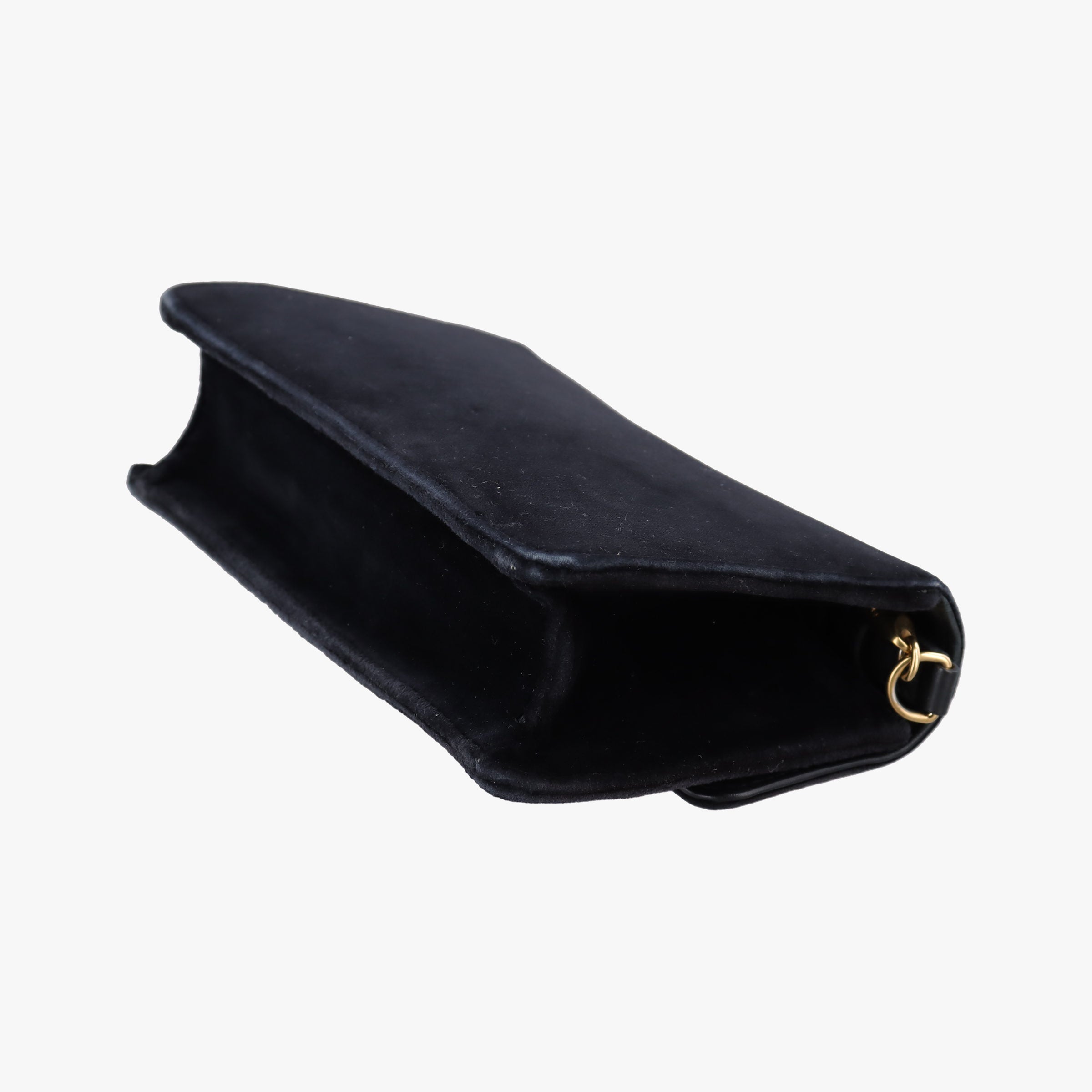 Pre-owned Gucci Square G Black velour 544242 shoulderbag | stylenewstar