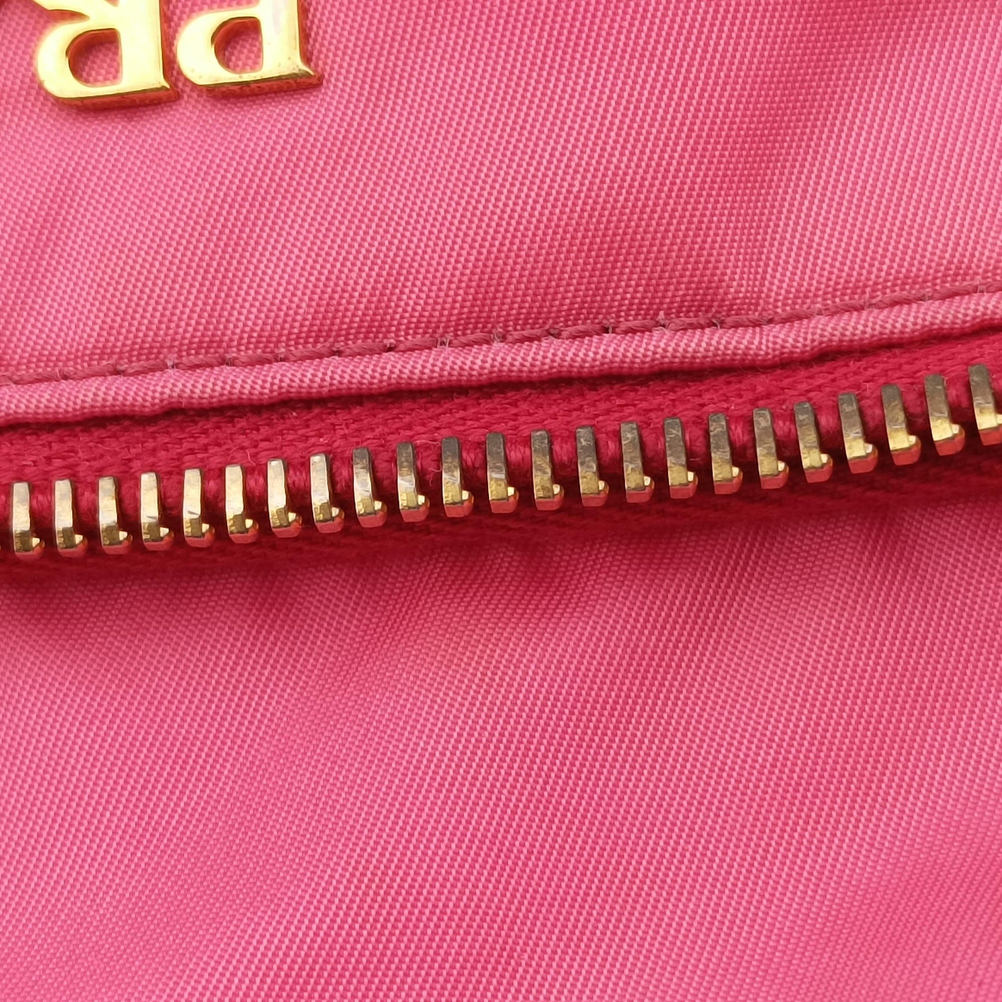 Pre-owned Prada Tessuto Ibisco Nylon × Saffiano Leather BT0689 shoulderbag | stylenewstar