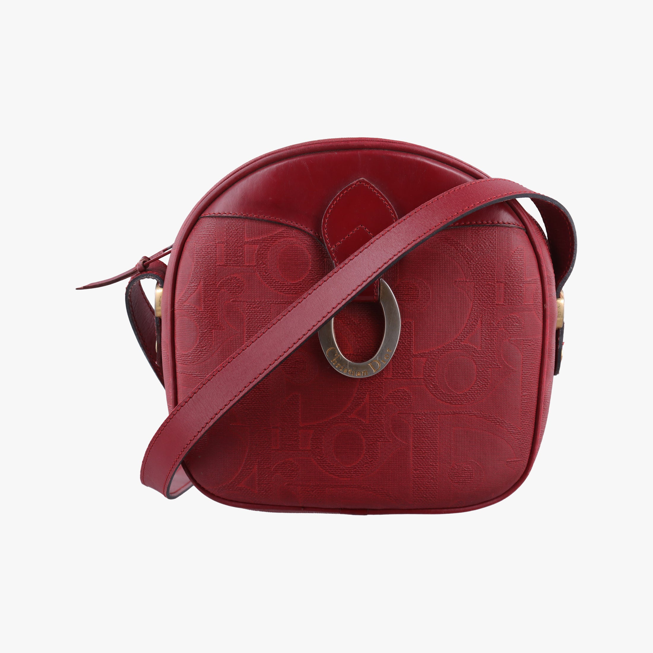 Vintage Christian Dior Malice CD Signature Collection Bordeaux Leather  shoulderbag | stylenewstar