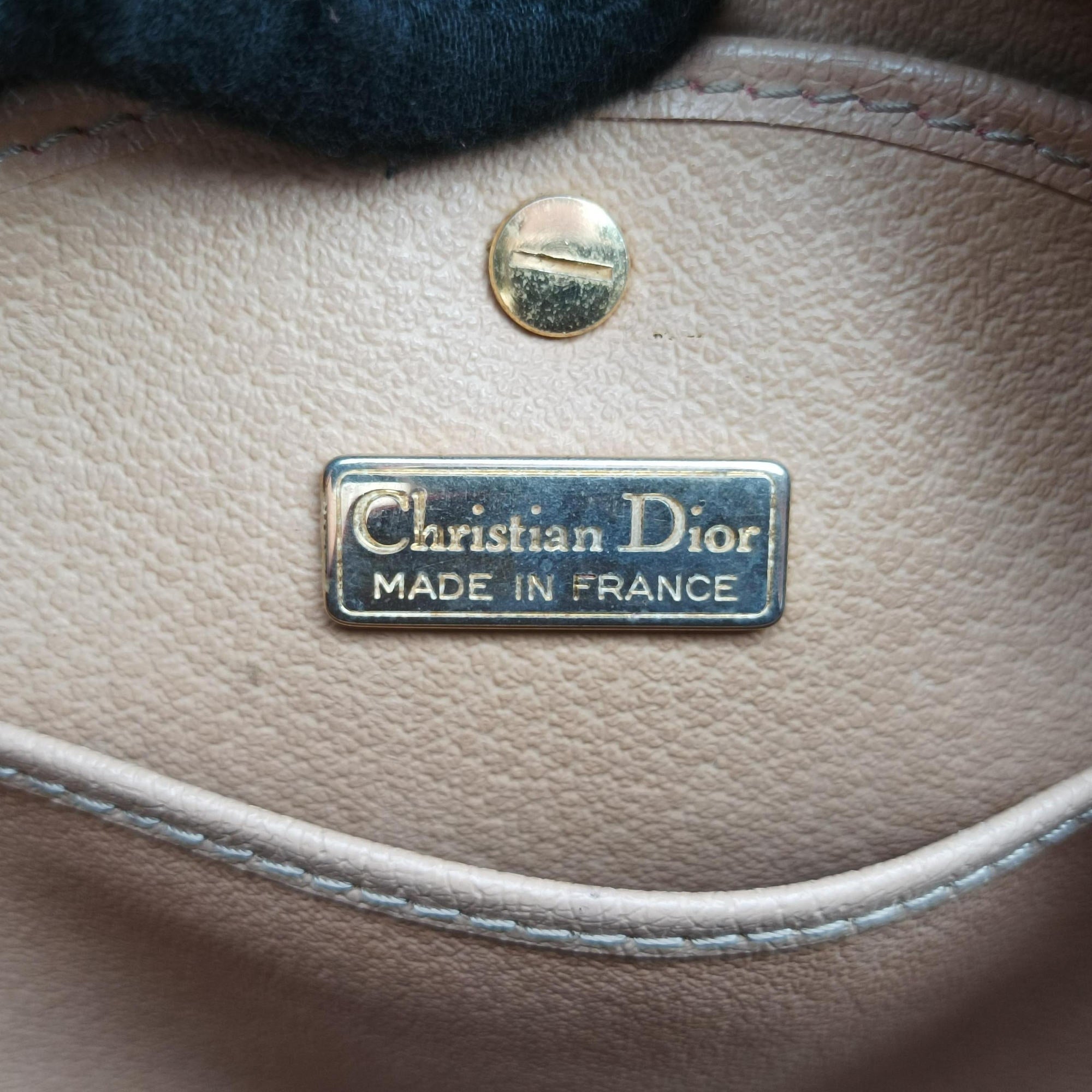 Vintage Christian Dior Malice CD Signature Collection Bordeaux Leather  shoulderbag | stylenewstar