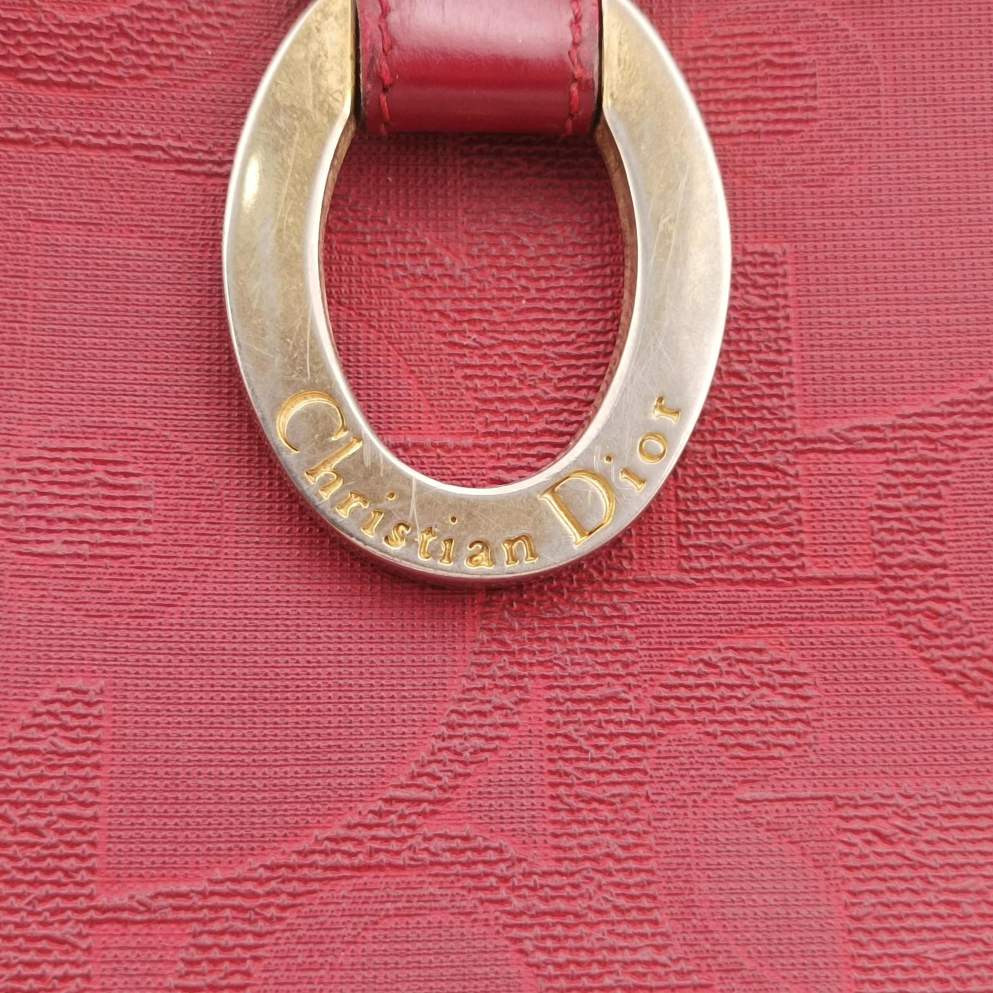 Vintage Christian Dior Malice CD Signature Collection Bordeaux Leather  shoulderbag | stylenewstar