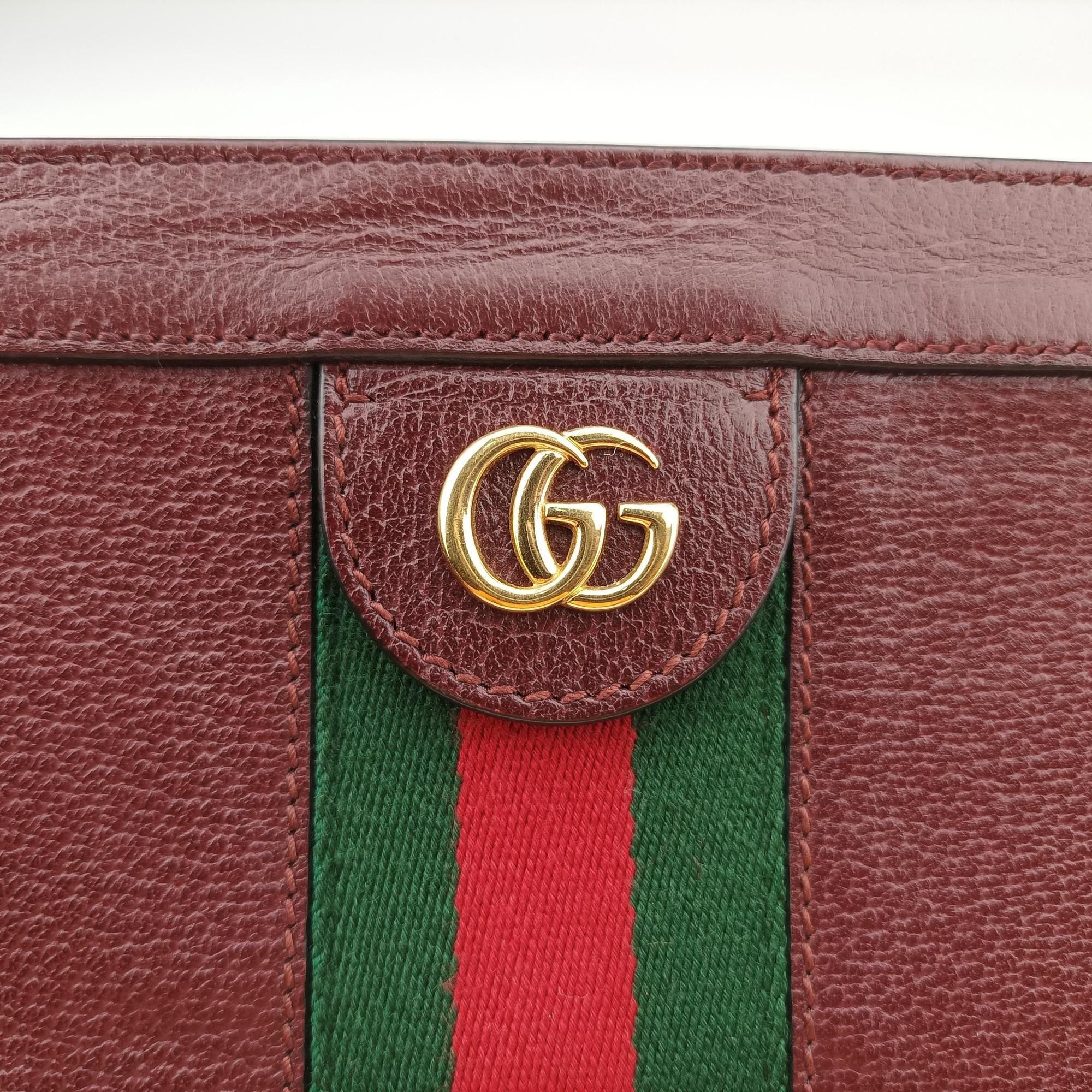 Secondhand Gucci Ophidia Burgundy Leather 503877 shoulderbag | stylenewstar