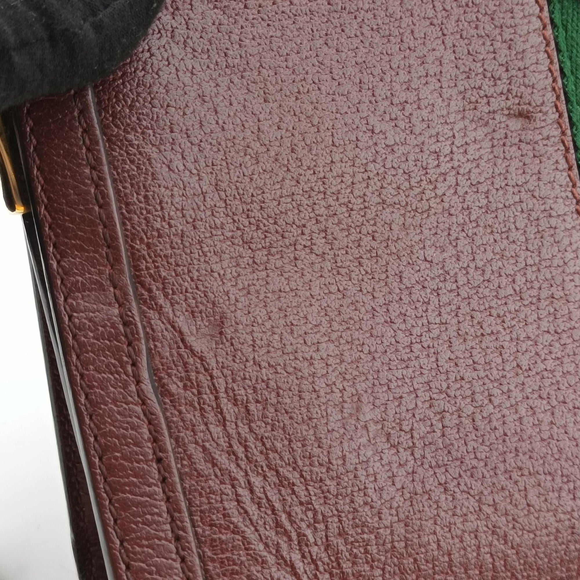 Secondhand Gucci Ophidia Burgundy Leather 503877 shoulderbag | stylenewstar