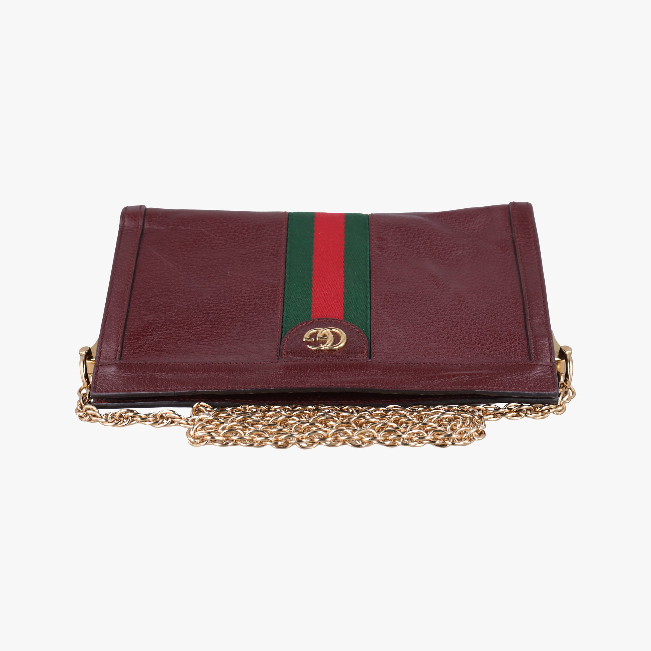 Secondhand Gucci Ophidia Burgundy Leather 503877 shoulderbag | stylenewstar