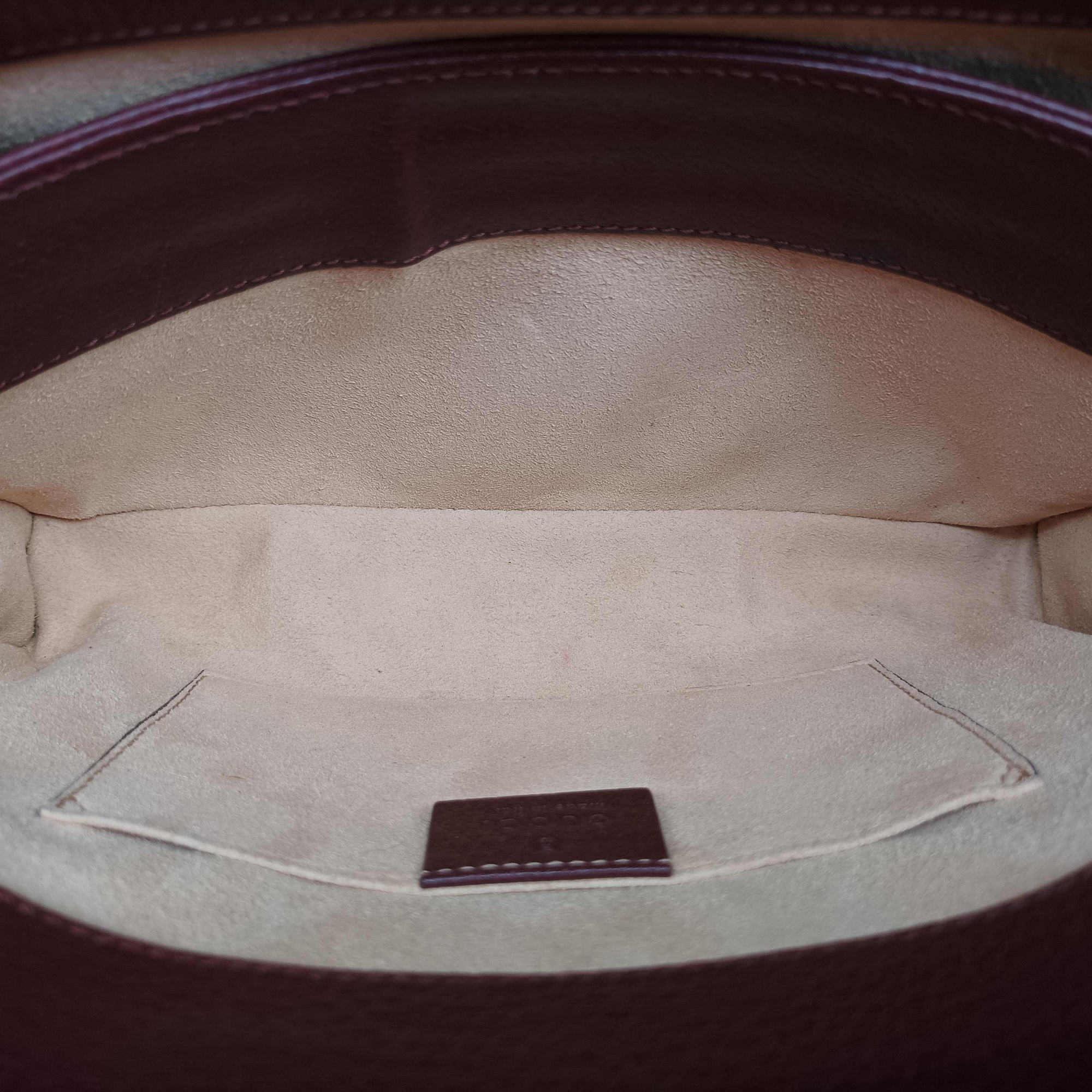 Secondhand Gucci Ophidia Burgundy Leather 503877 shoulderbag | stylenewstar