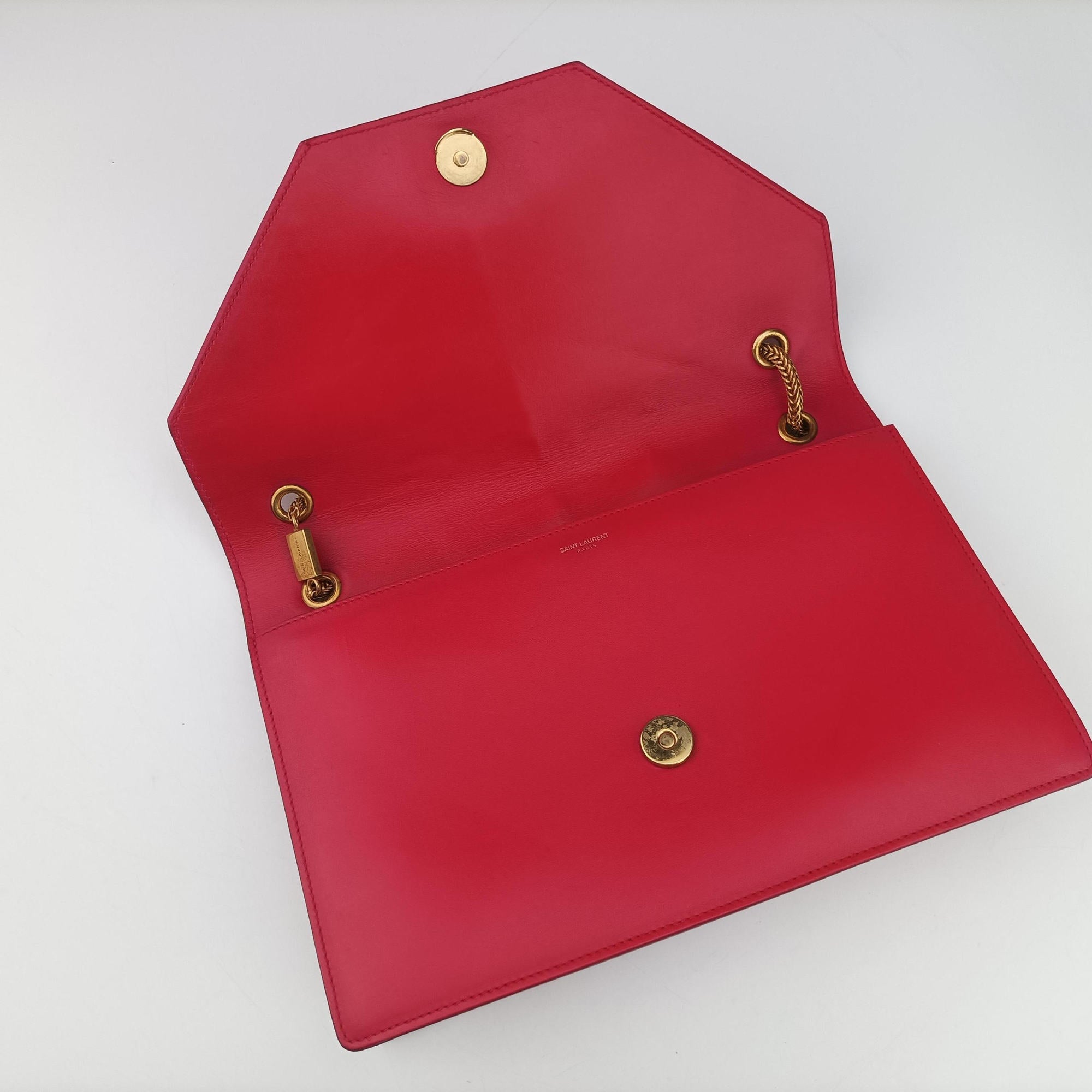 Secondhand Yves Saint Laurent BETTY Pink Leather 314515 shoulderbag | stylenewstar
