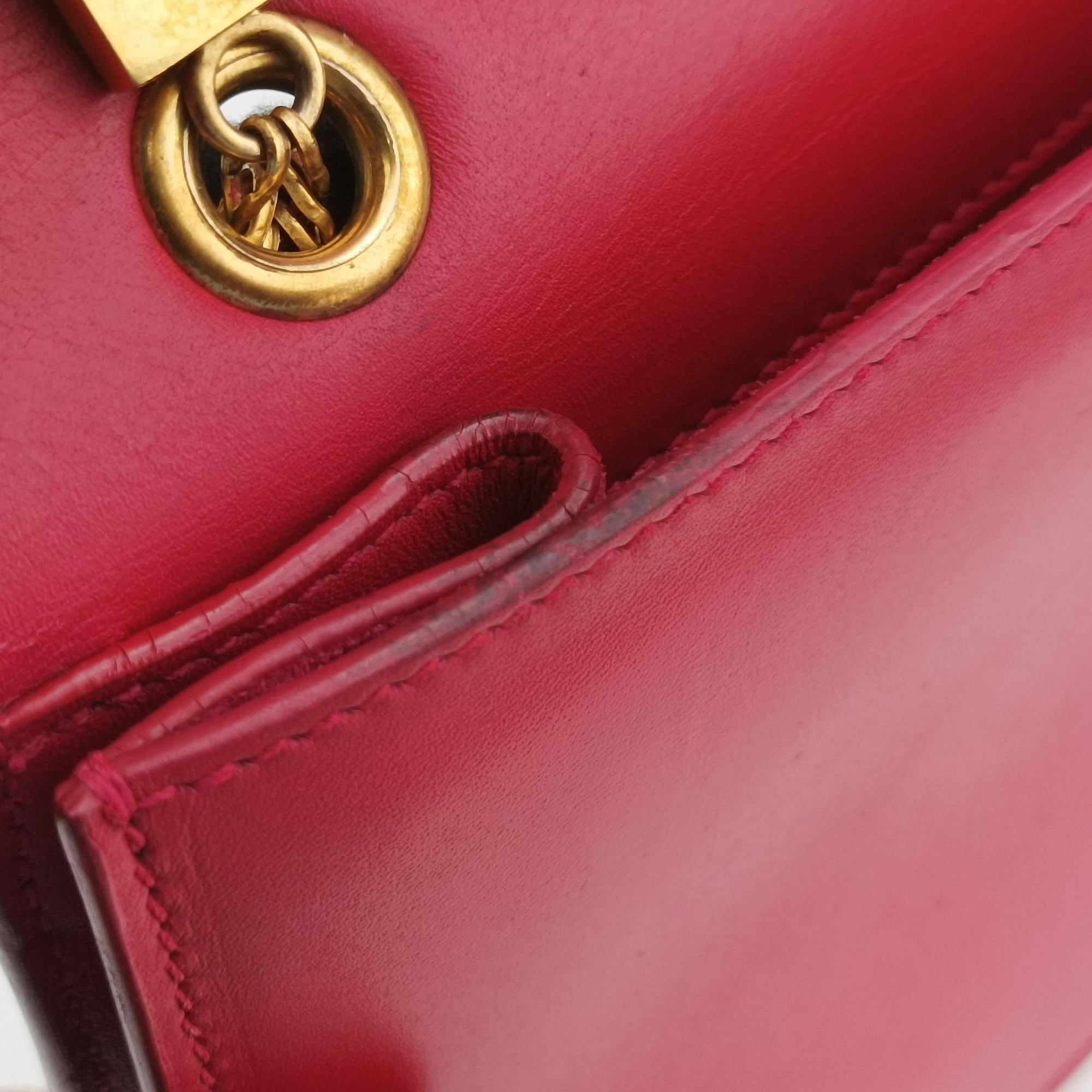 Secondhand Yves Saint Laurent BETTY Pink Leather 314515 shoulderbag | stylenewstar