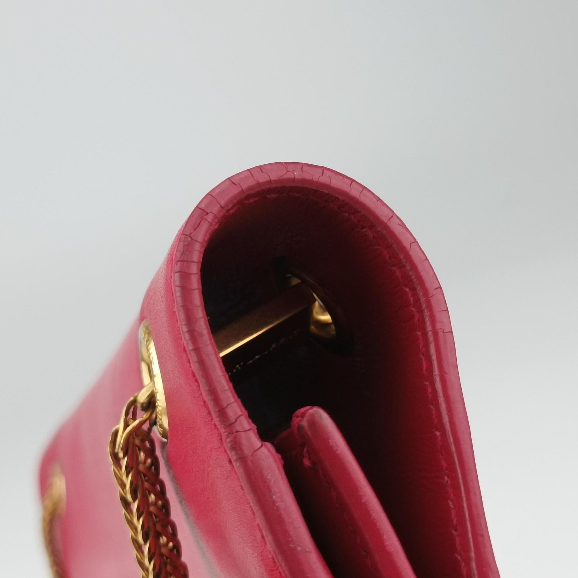 Secondhand Yves Saint Laurent BETTY Pink Leather 314515 shoulderbag | stylenewstar