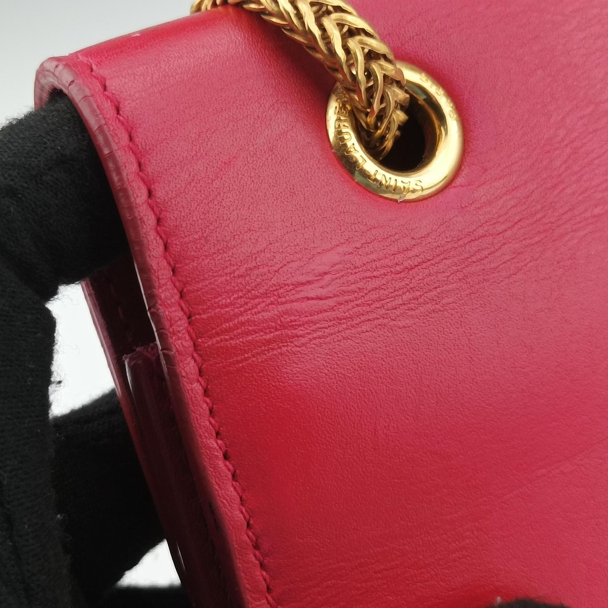 Secondhand Yves Saint Laurent BETTY Pink Leather 314515 shoulderbag | stylenewstar