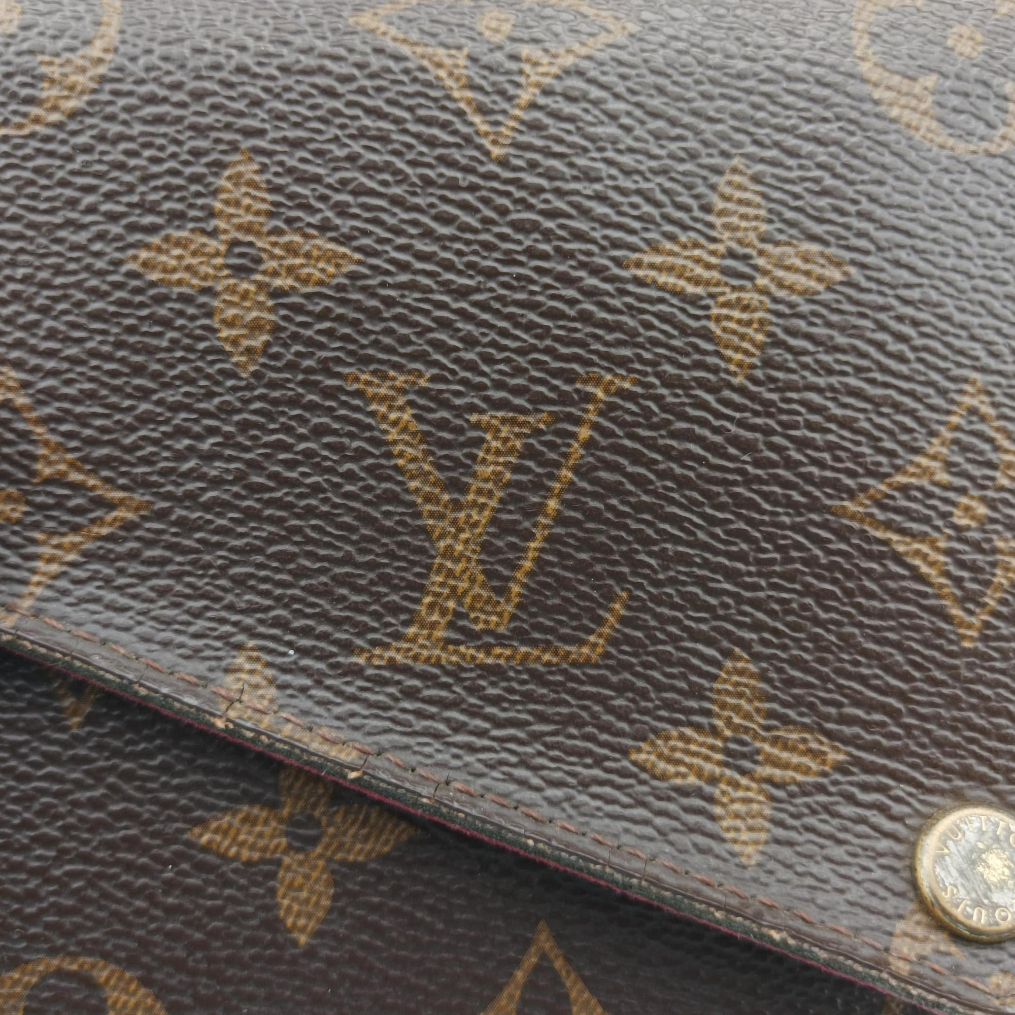 Pre-owned Louis Vuitton Pochette FeLICIE Brown Monogram Canvas M61276 shoulderbag | stylenewstar