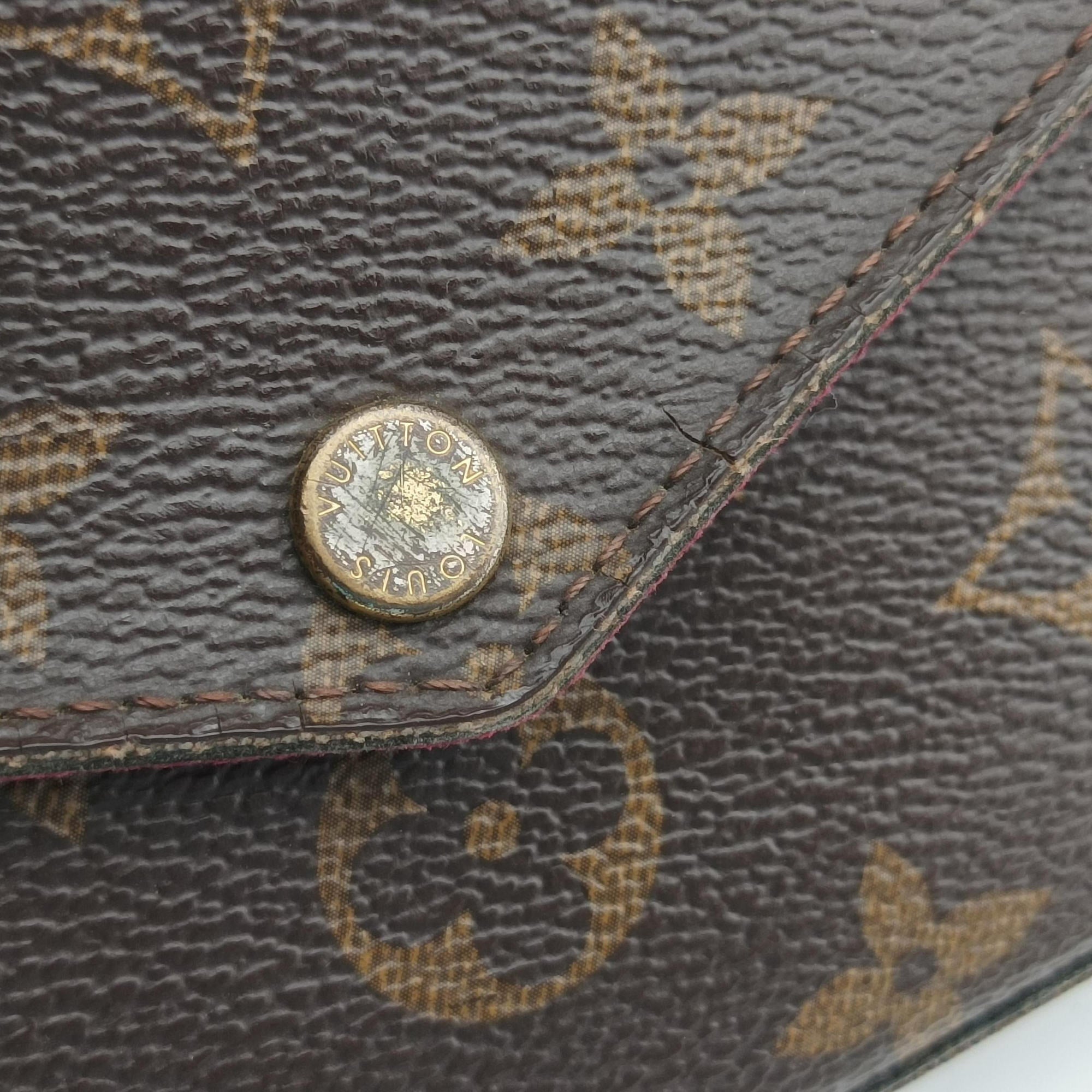 Pre-owned Louis Vuitton Pochette FeLICIE Brown Monogram Canvas M61276 shoulderbag | stylenewstar