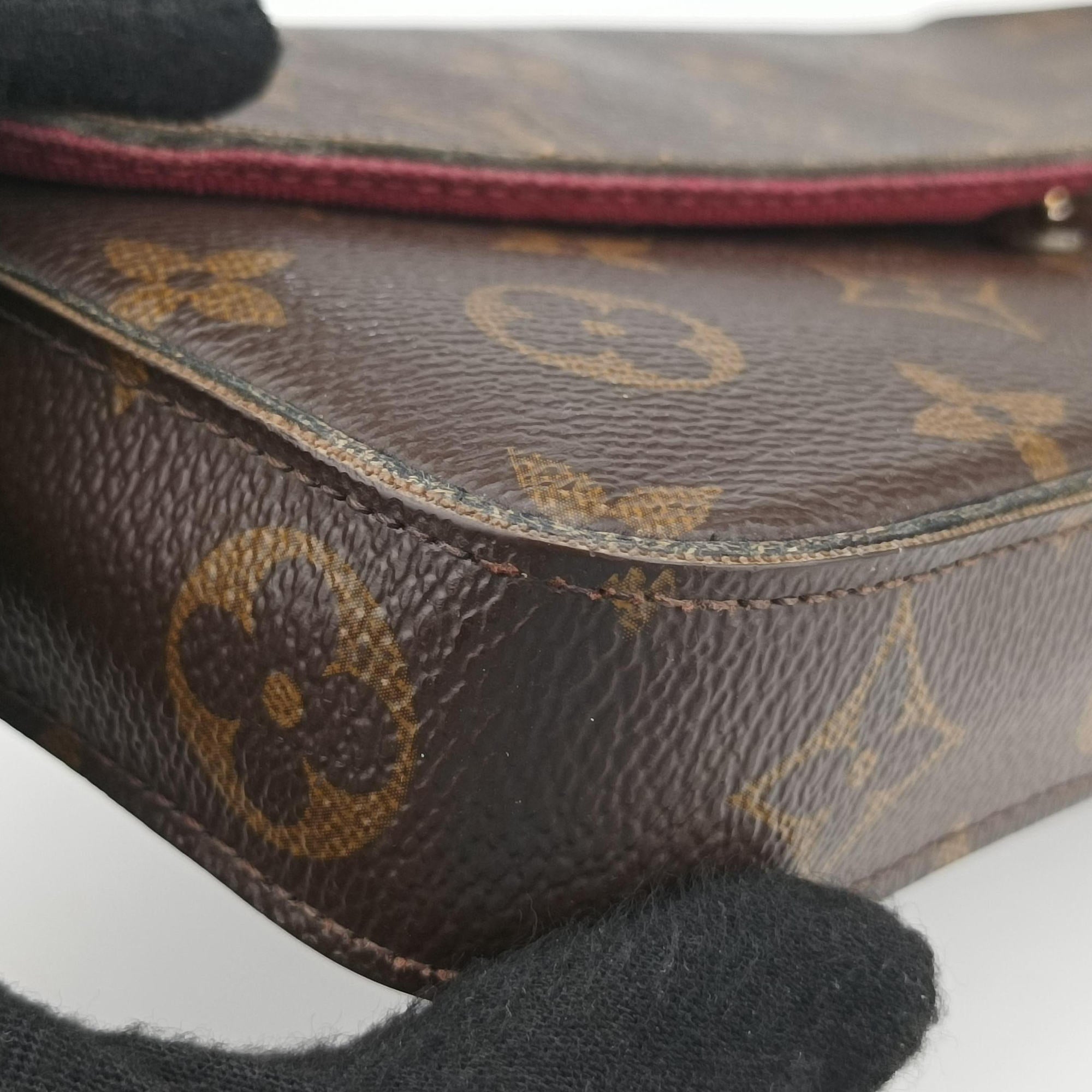 Pre-owned Louis Vuitton Pochette FeLICIE Brown Monogram Canvas M61276 shoulderbag | stylenewstar
