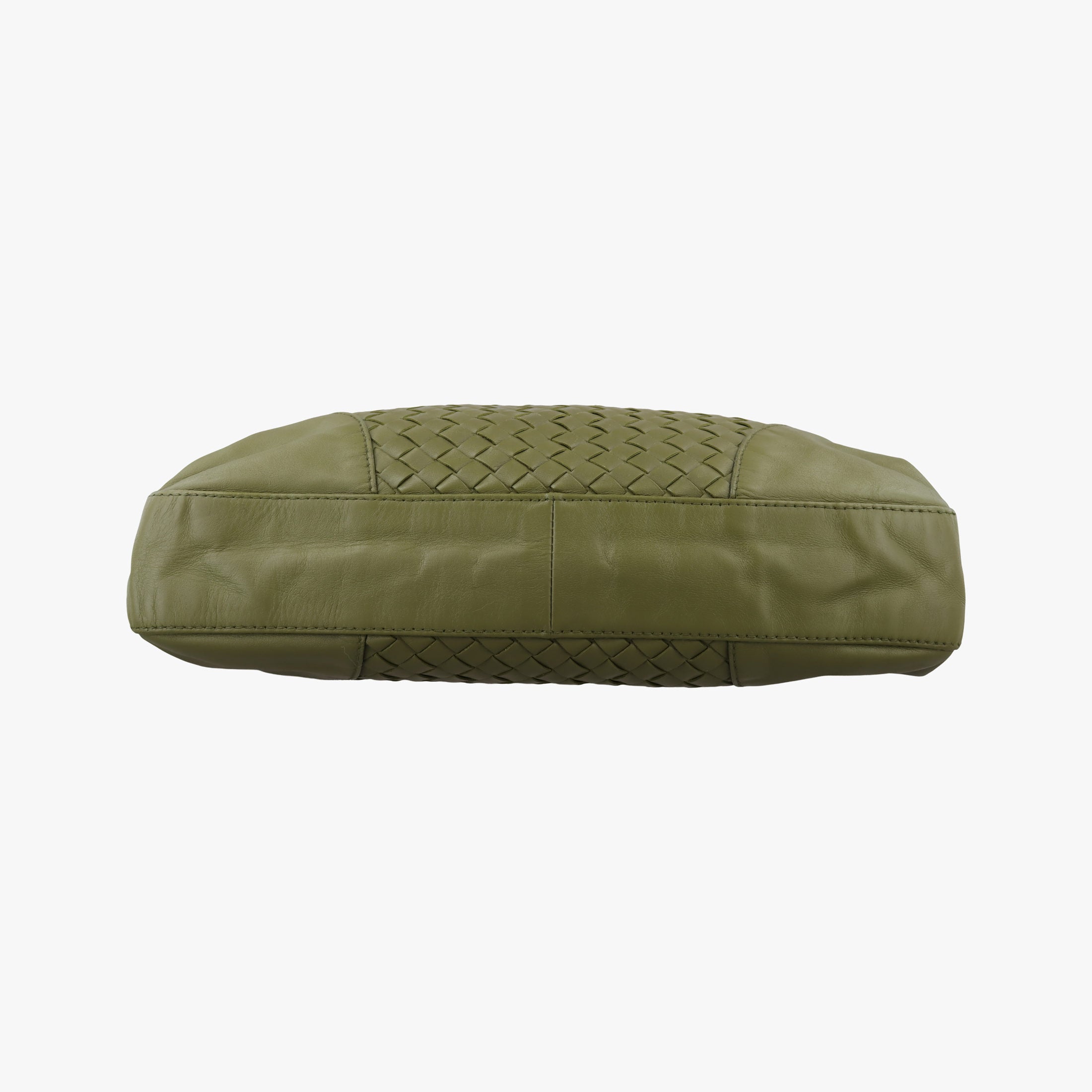 Secondhand Bottega Veneta Intrecciato Shopper Acatl Green lambskin  handbag | stylenewstar