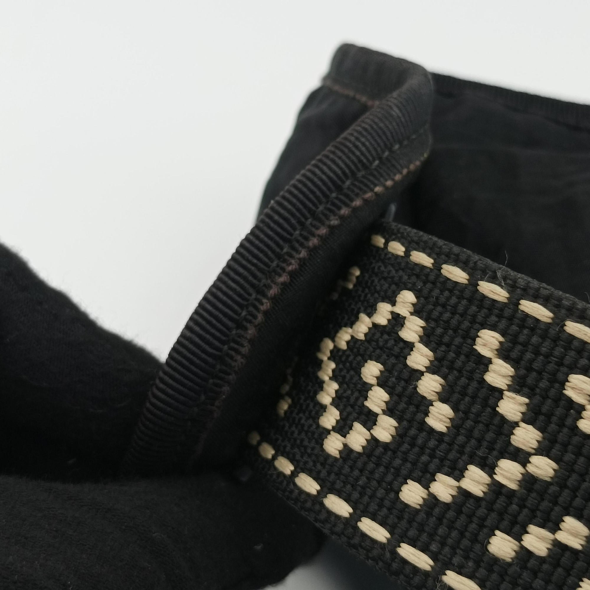 Vintage Gucci 80s Patch Black Nylon 536842 bum bag/waist bag | stylenewstar