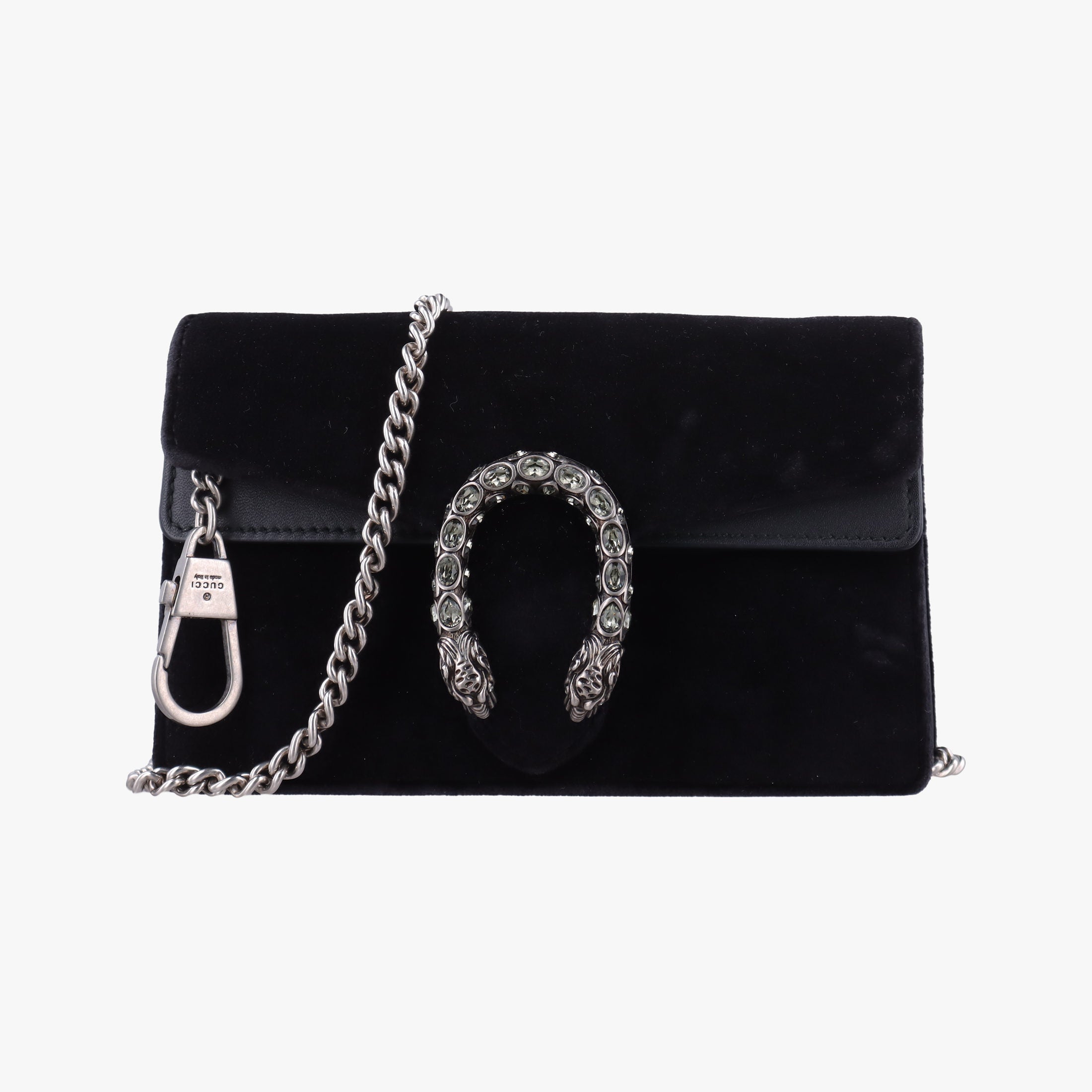 Vintage Gucci Dionysus Black velour×Leather 476432 shoulderbag | stylenewstar