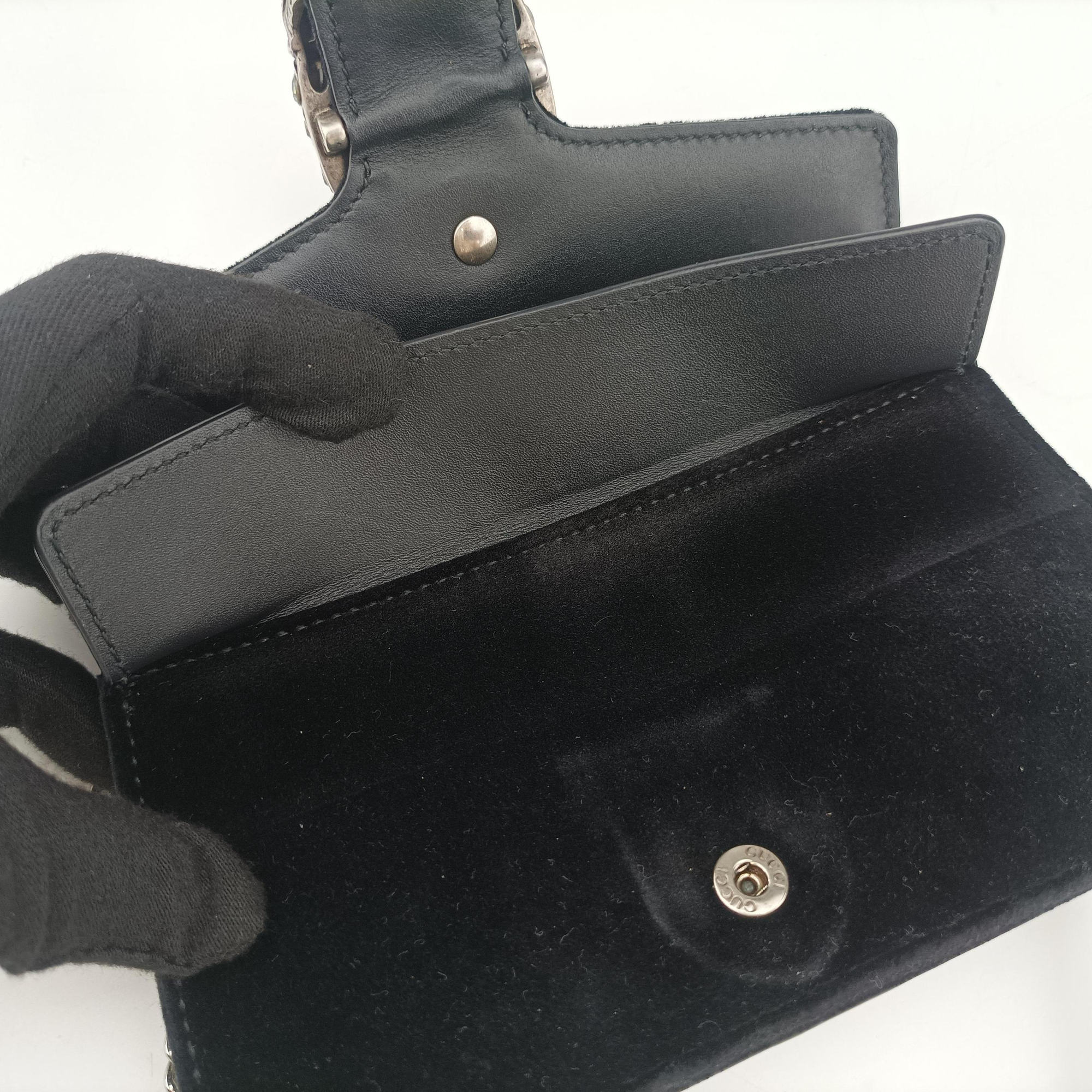 Vintage Gucci Dionysus Black velour×Leather 476432 shoulderbag | stylenewstar