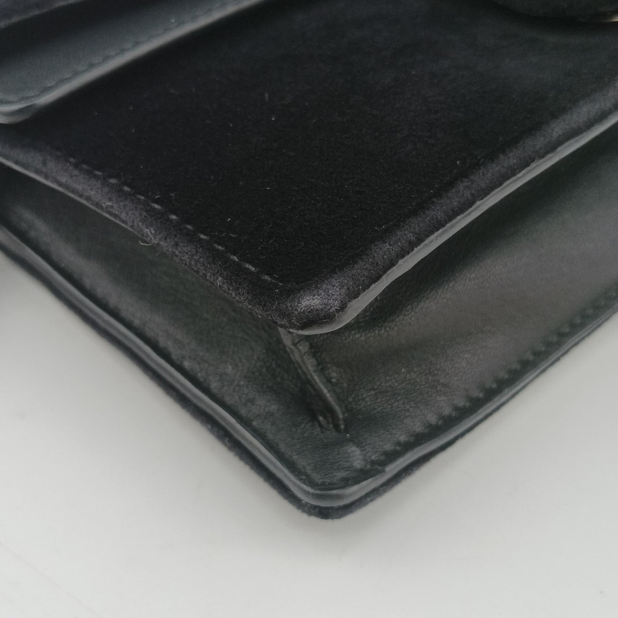 Vintage Gucci Dionysus Black velour×Leather 476432 shoulderbag | stylenewstar