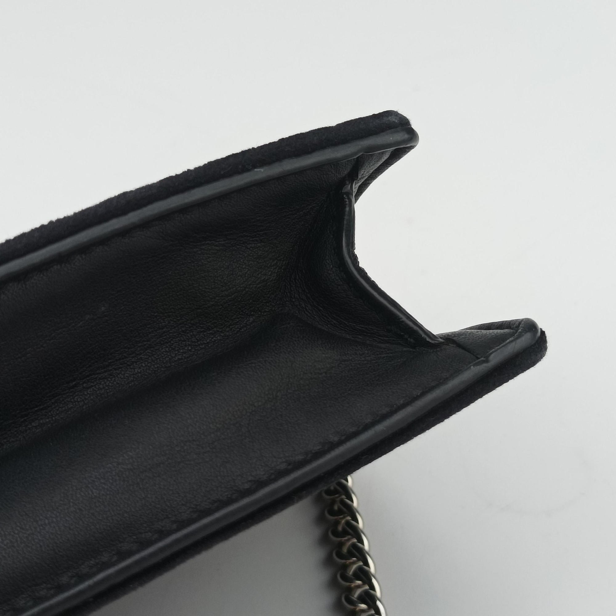 Vintage Gucci Dionysus Black velour×Leather 476432 shoulderbag | stylenewstar