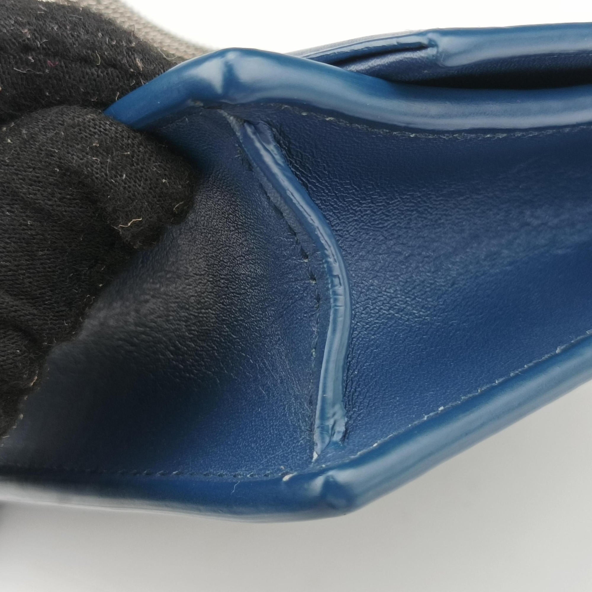Secondhand Yves Saint Laurent KATE Blue Leather 452159 shoulderbag | stylenewstar