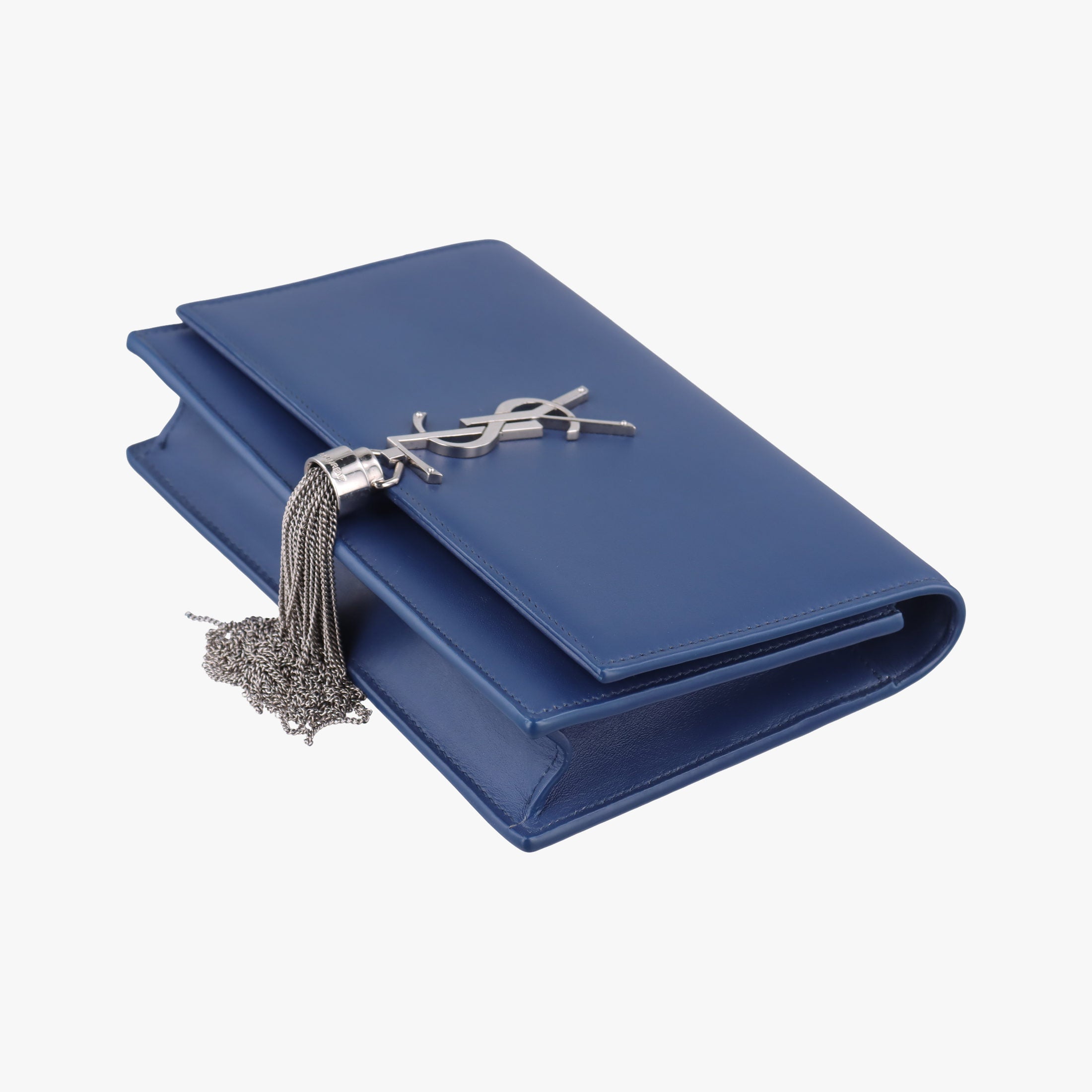 Secondhand Yves Saint Laurent KATE Blue Leather 452159 shoulderbag | stylenewstar