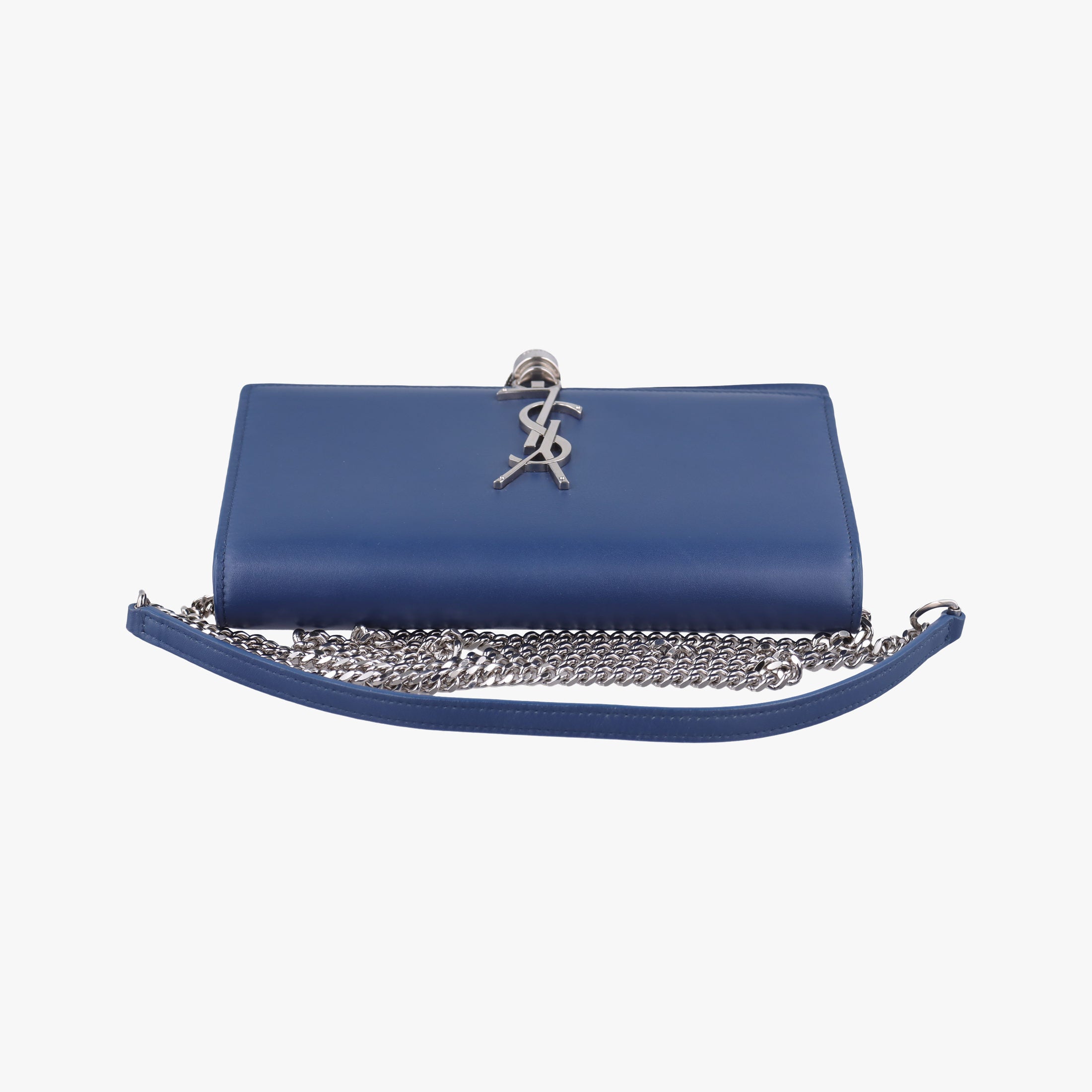 Secondhand Yves Saint Laurent KATE Blue Leather 452159 shoulderbag | stylenewstar
