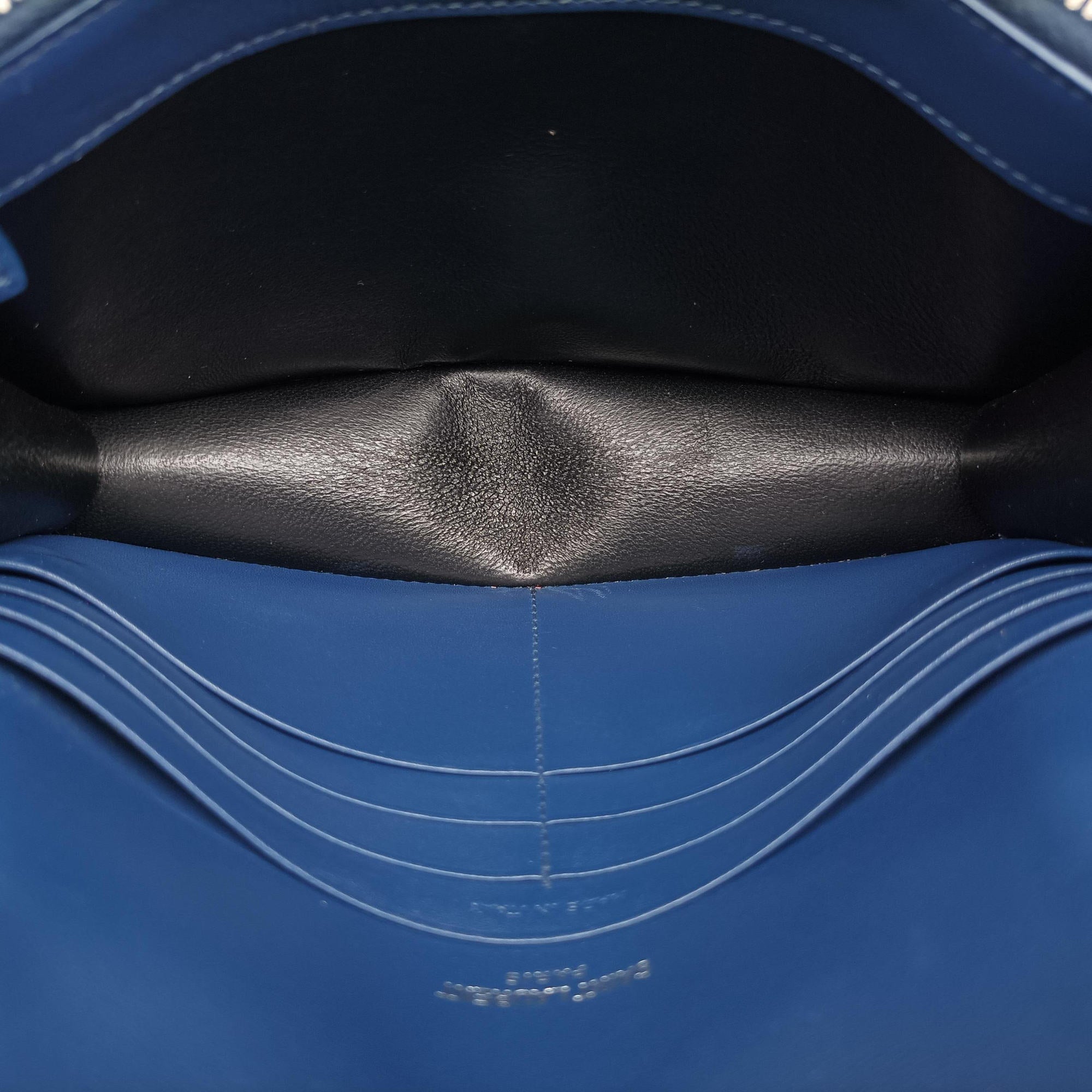 Secondhand Yves Saint Laurent KATE Blue Leather 452159 shoulderbag | stylenewstar