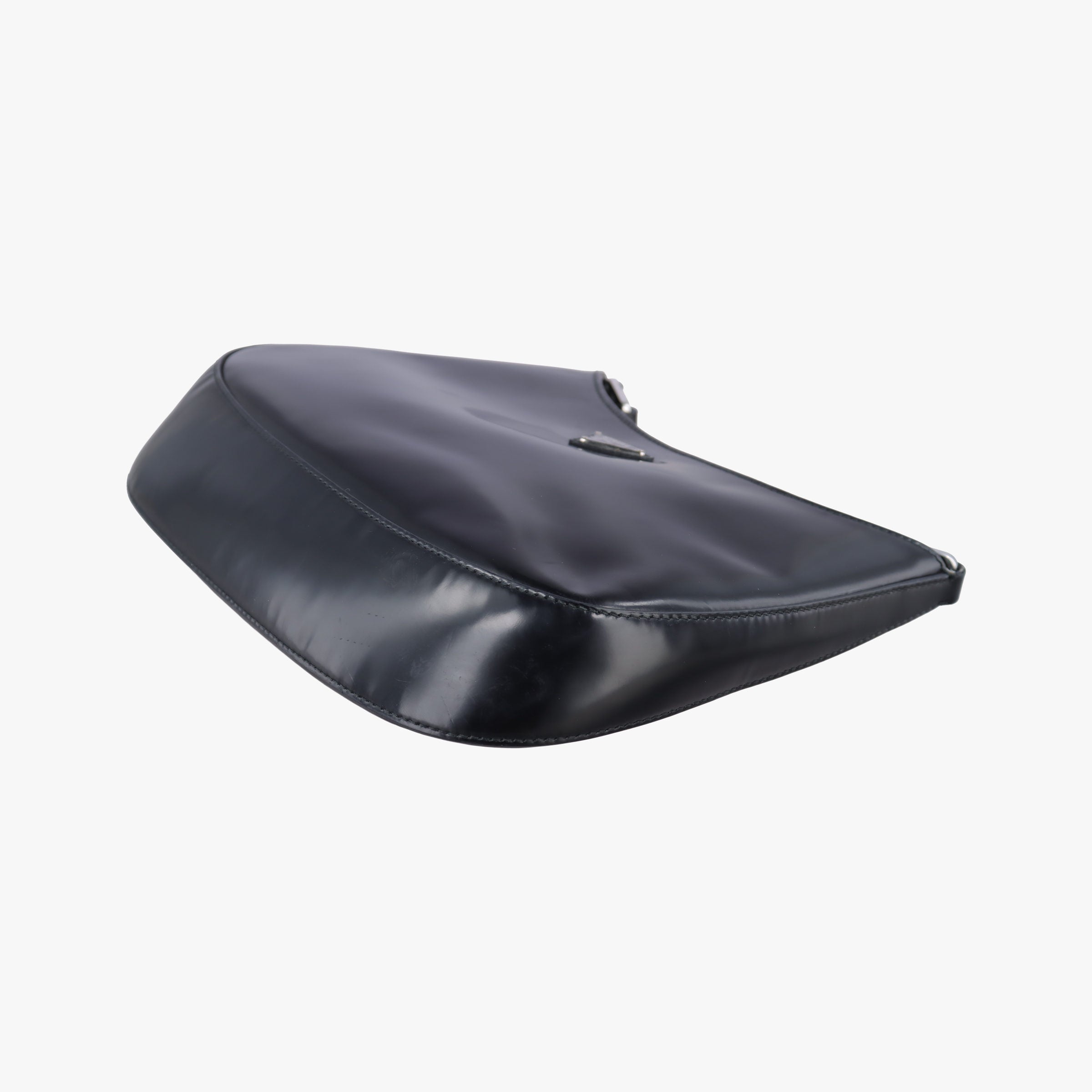 Vintage Prada Cleo Black brushed leather 1BC499 shoulderbag | stylenewstar