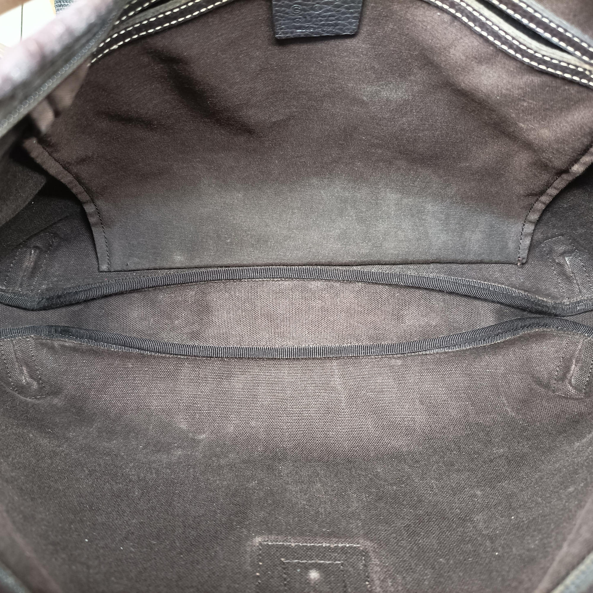 Secondhand Gucci GG Crystal Abbey Hobo Beige PVC coated canvas×leather 268636 handbag | stylenewstar