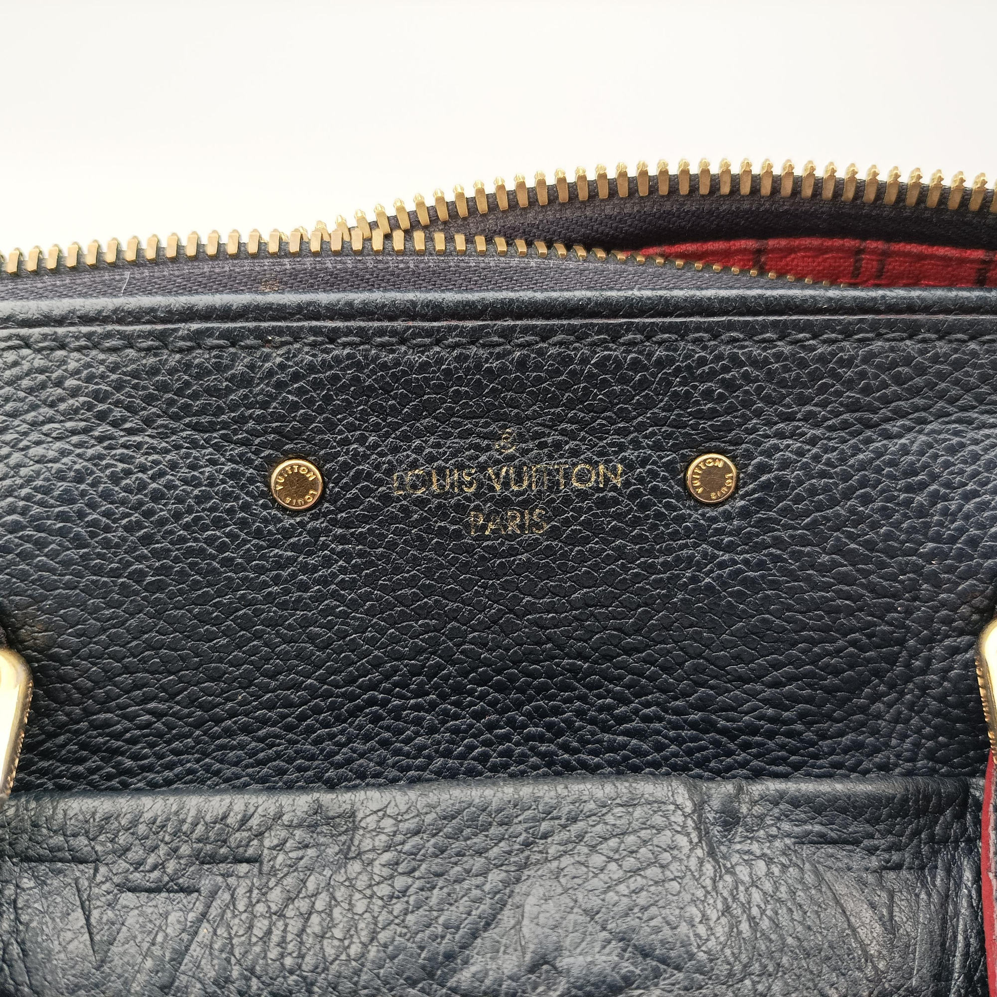 Secondhand Louis Vuitton Speedy Bandouliere 30 NM Noir Monogram Empreinte M42406 handbag | stylenewstar
