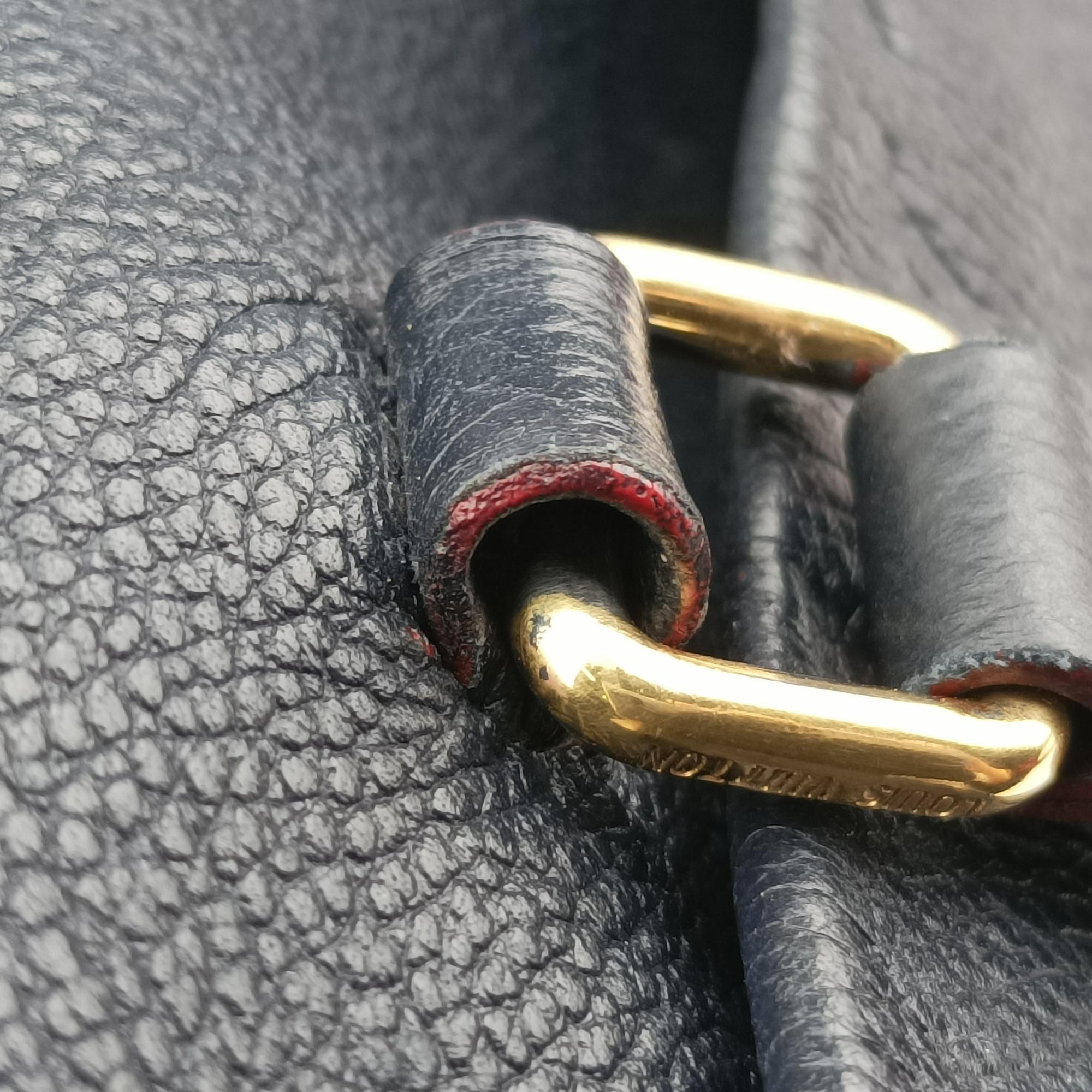 Secondhand Louis Vuitton Speedy Bandouliere 30 NM Noir Monogram Empreinte M42406 handbag | stylenewstar