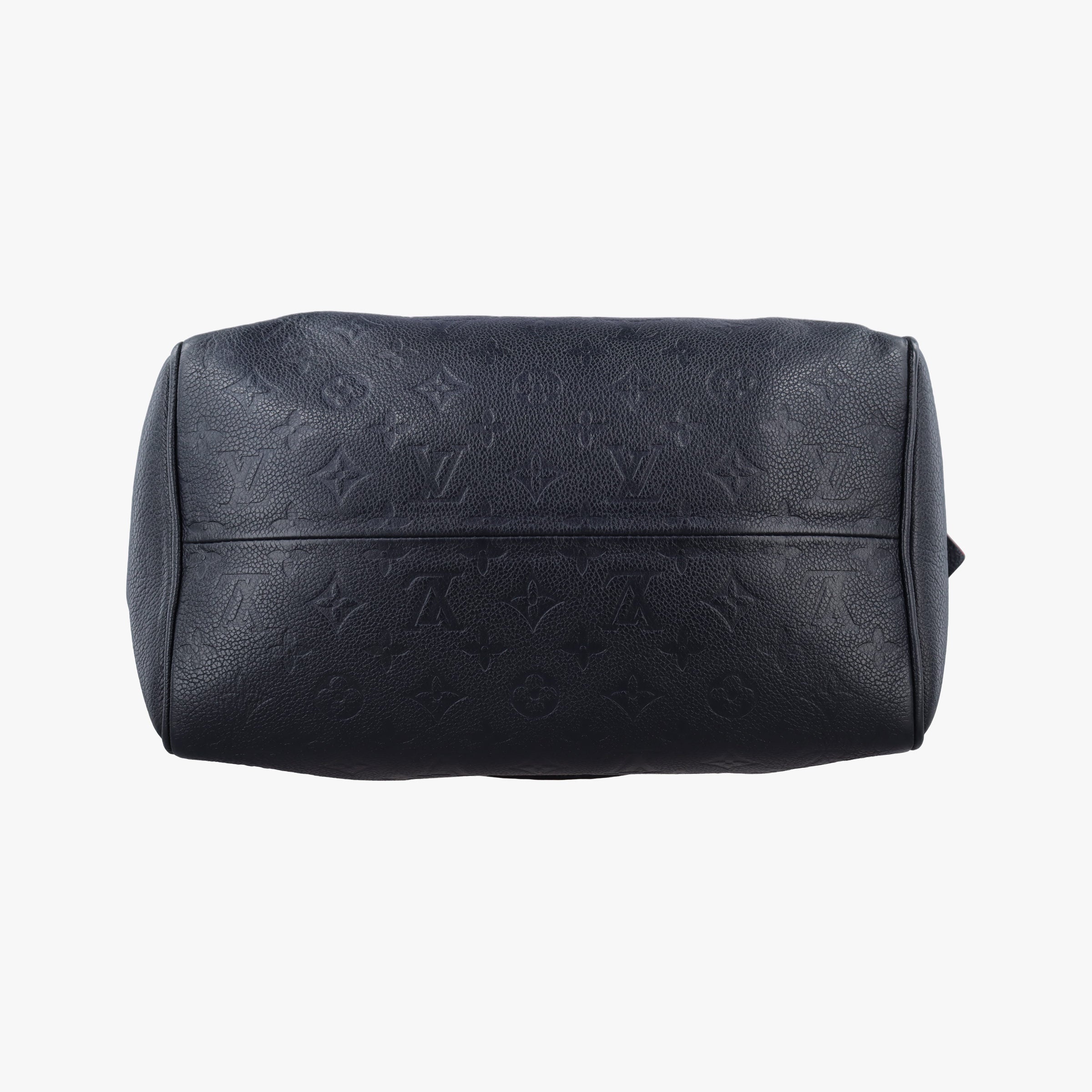 Secondhand Louis Vuitton Speedy Bandouliere 30 NM Noir Monogram Empreinte M42406 handbag | stylenewstar