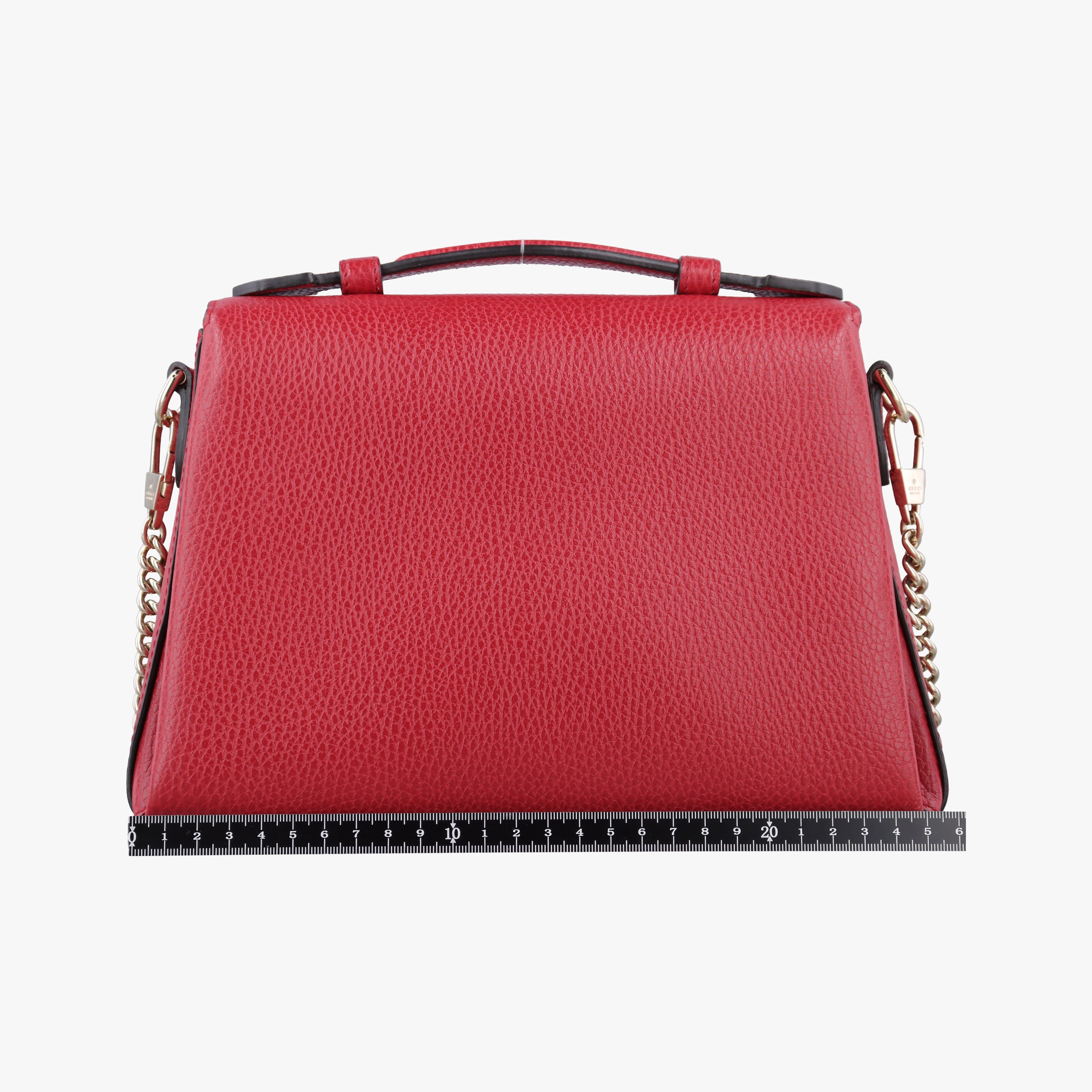 Pre-owned Gucci Interlocking G Red Leather 510302 shoulderbag | stylenewstar