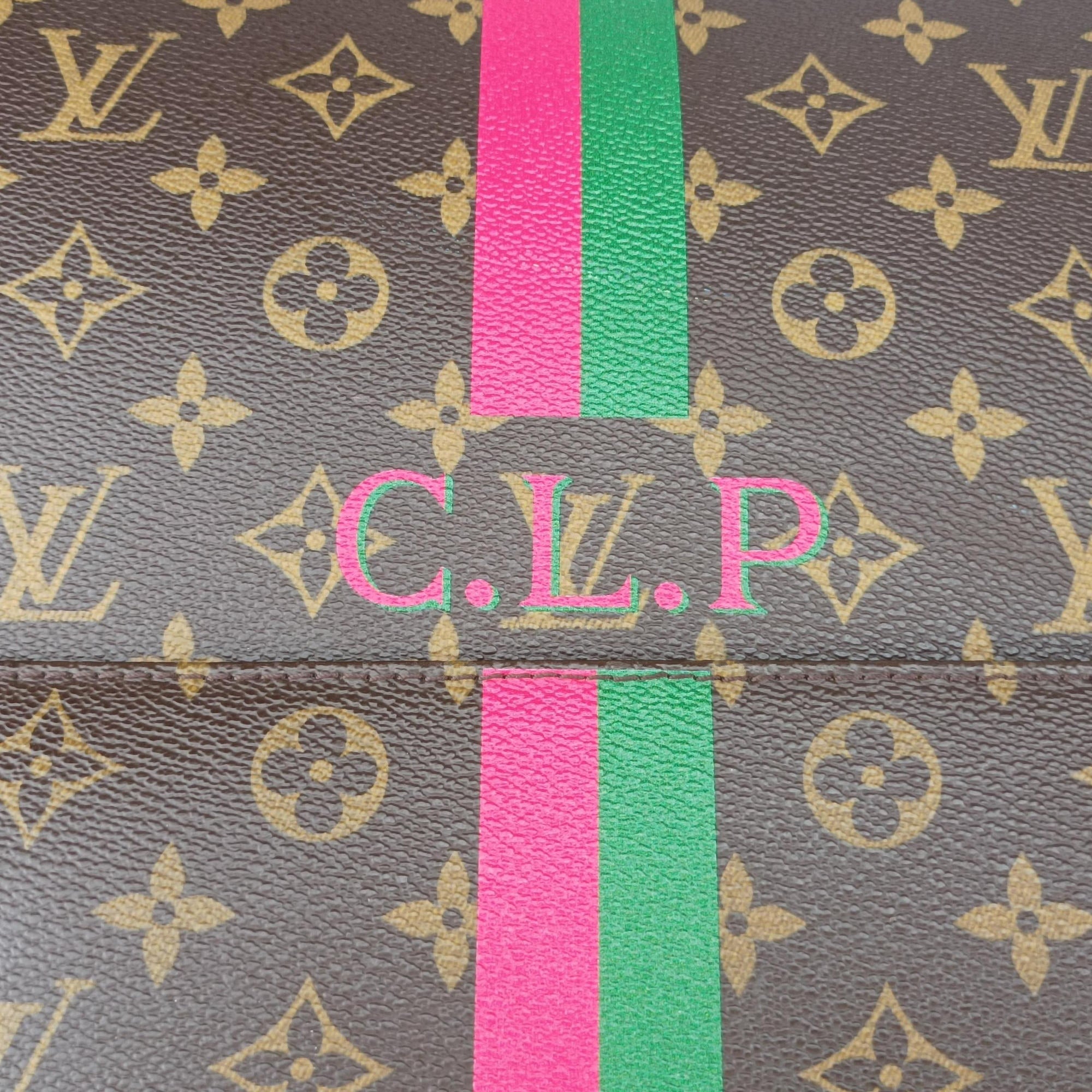 Pre-owned Louis Vuitton Pegase 50 Brown Monogram Canvas × Vachetta Leather M23251 suitcase | stylenewstar