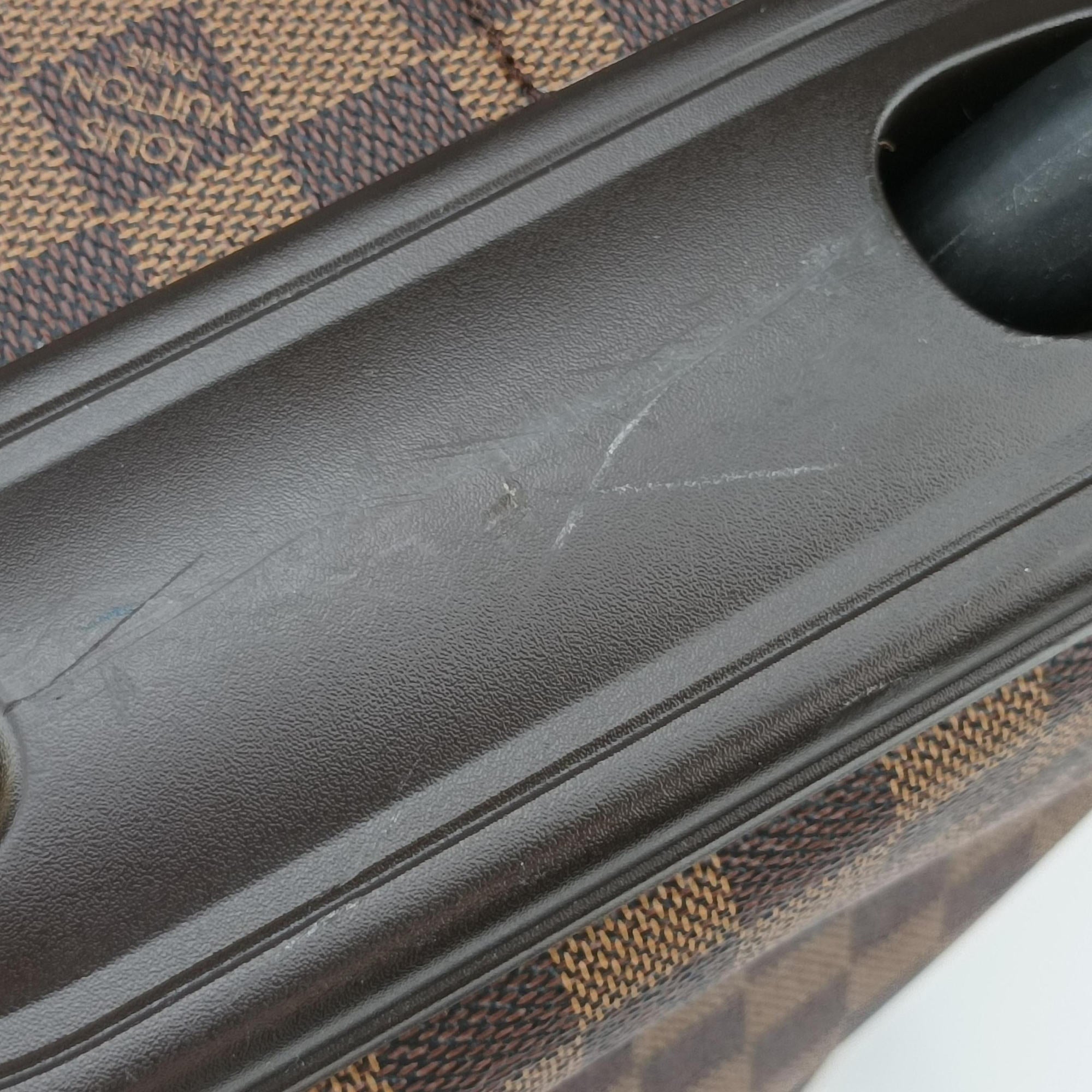Secondhand Louis Vuitton Eole 50 Damier Ebene Damier Canvas N23205 suitcase | stylenewstar