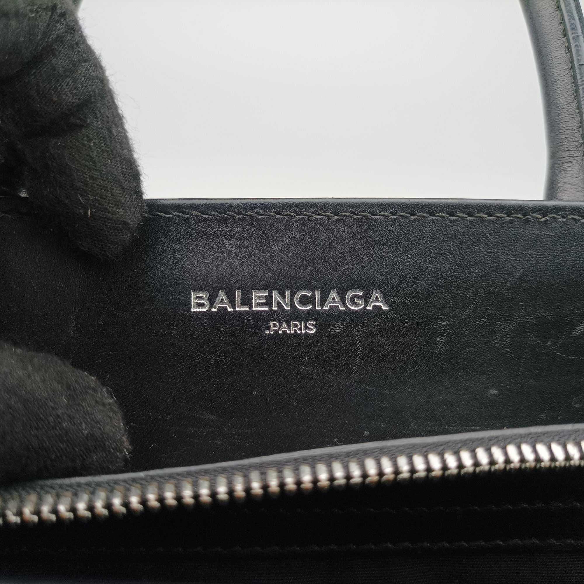 Pre-owned Balenciaga Padlock Blue Python Skin × Calfskin  shoulderbag | stylenewstar