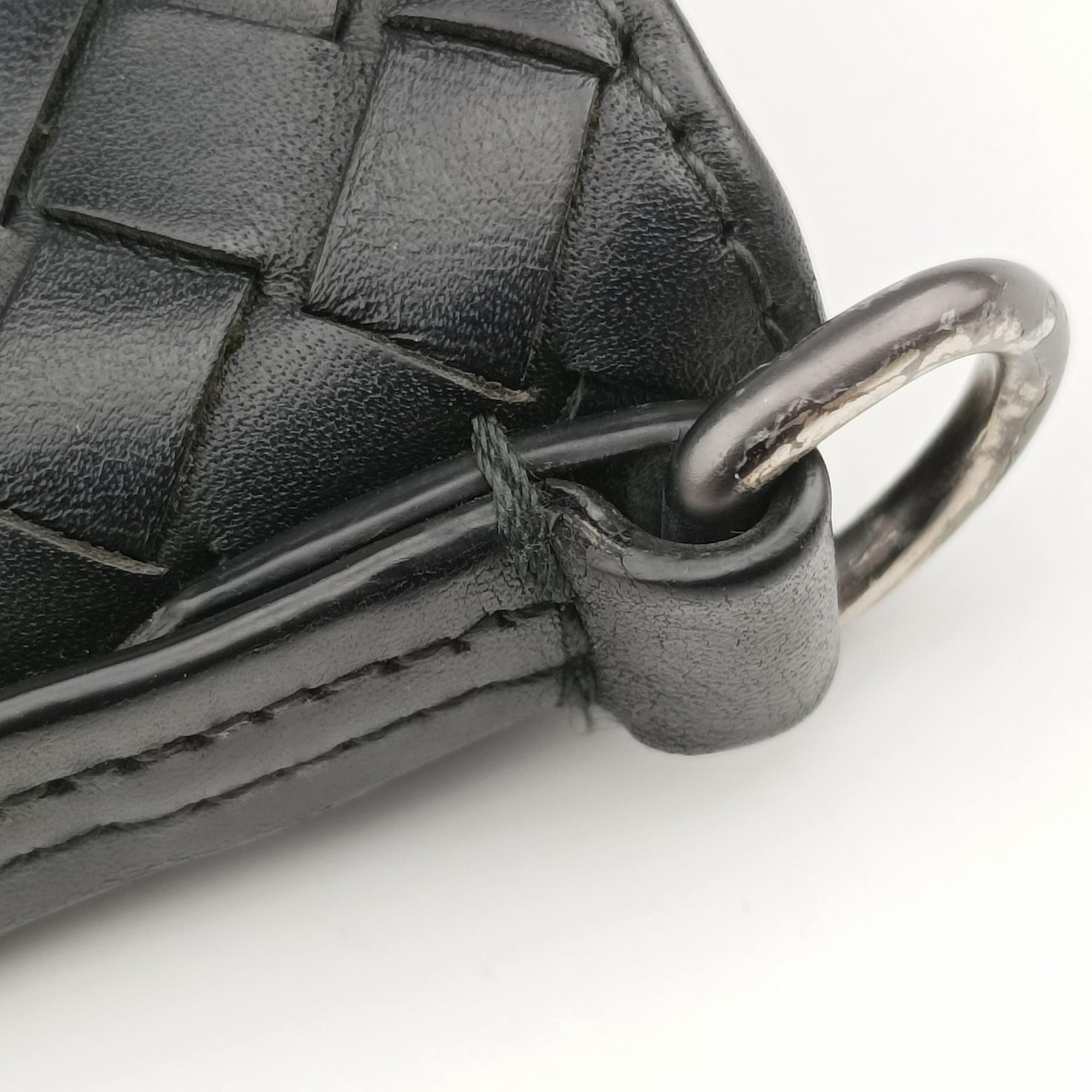 Vintage Bottega Veneta Intrecciato Black lambskin  shoulderbag | stylenewstar