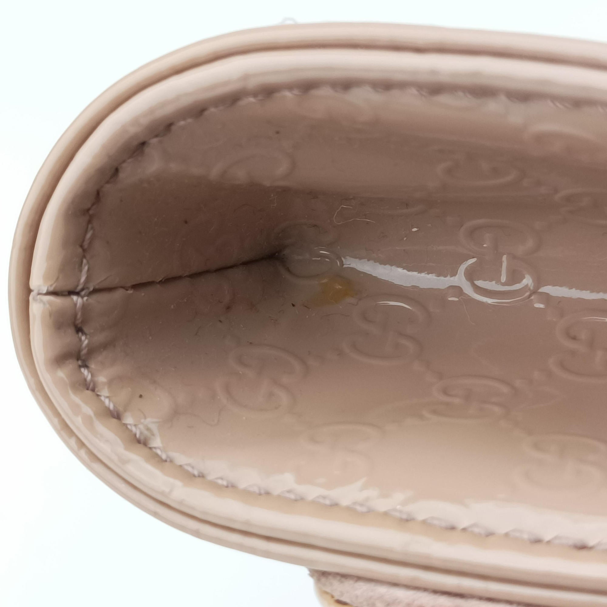 Secondhand Gucci Microguccissima Broadway Camel Patent Leather 339249 long-wallet | stylenewstar