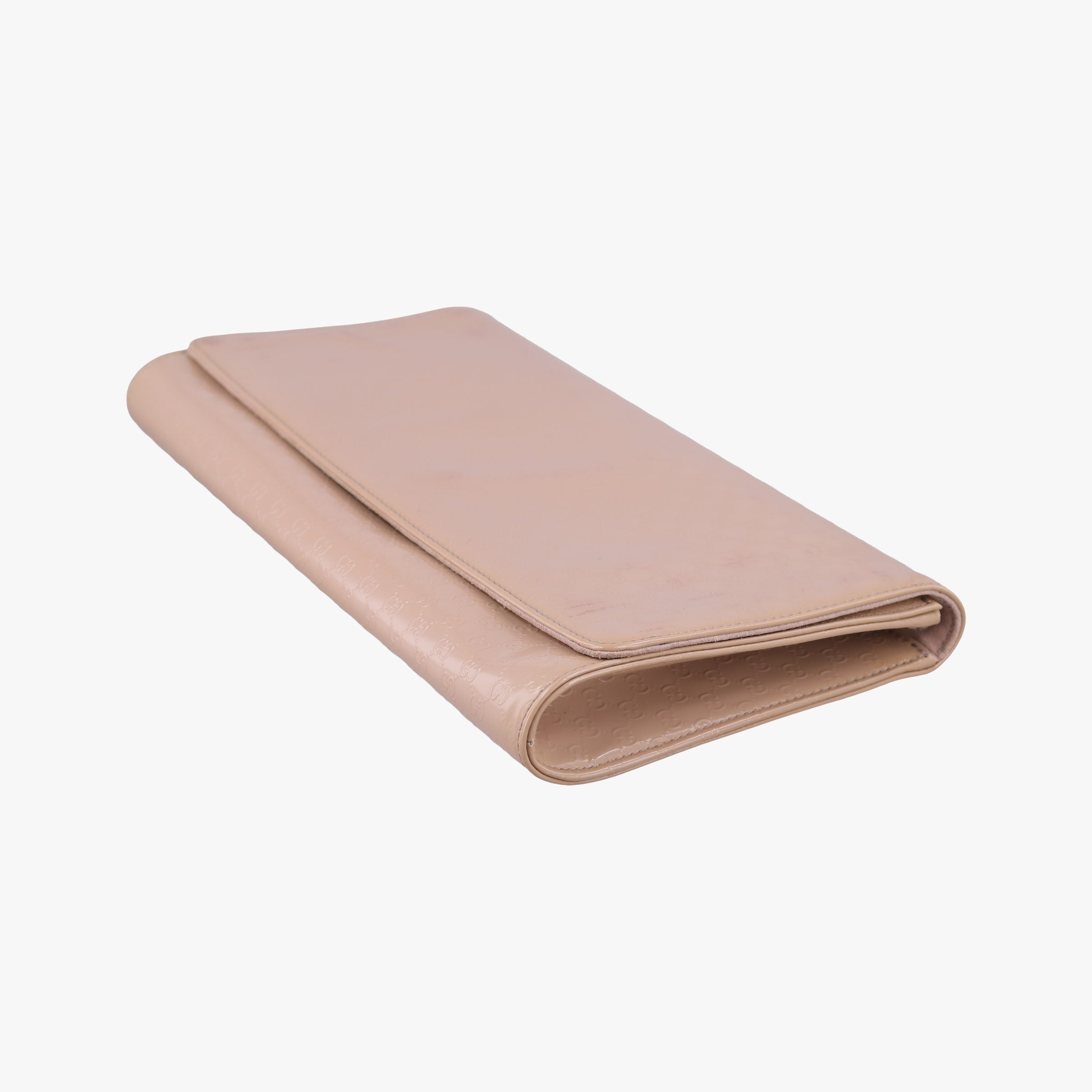 Secondhand Gucci Microguccissima Broadway Camel Patent Leather 339249 long-wallet | stylenewstar