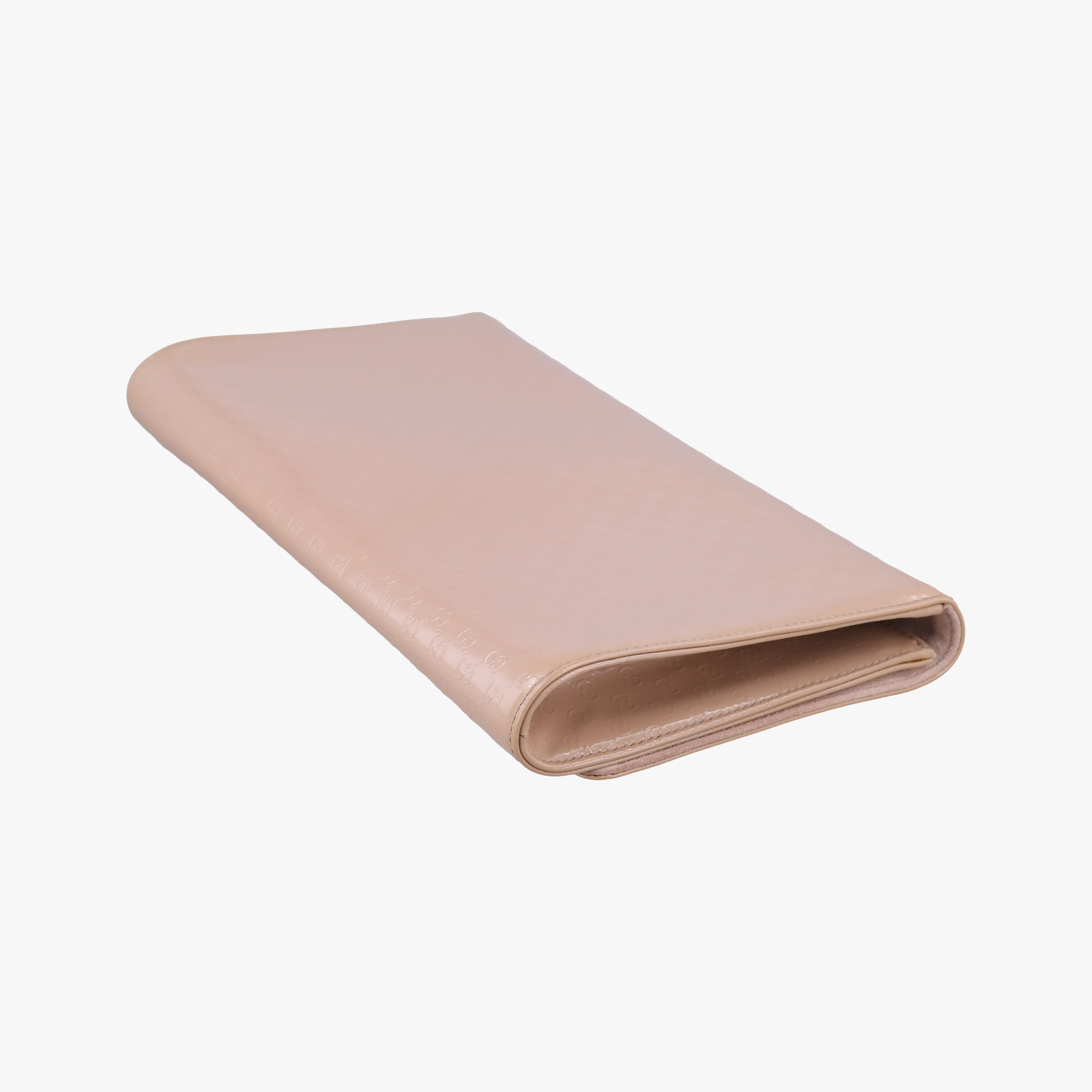 Secondhand Gucci Microguccissima Broadway Camel Patent Leather 339249 long-wallet | stylenewstar