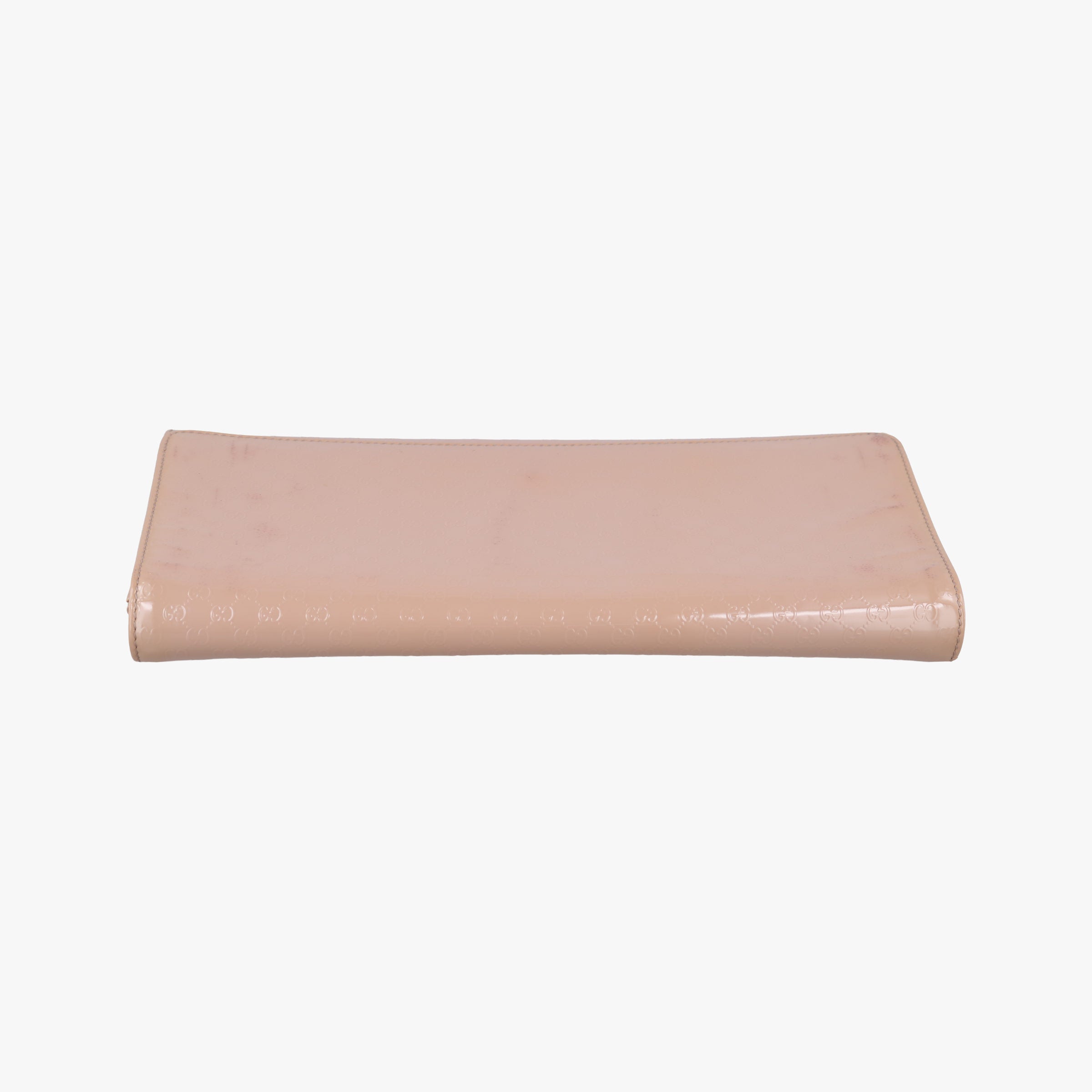 Secondhand Gucci Microguccissima Broadway Camel Patent Leather 339249 long-wallet | stylenewstar