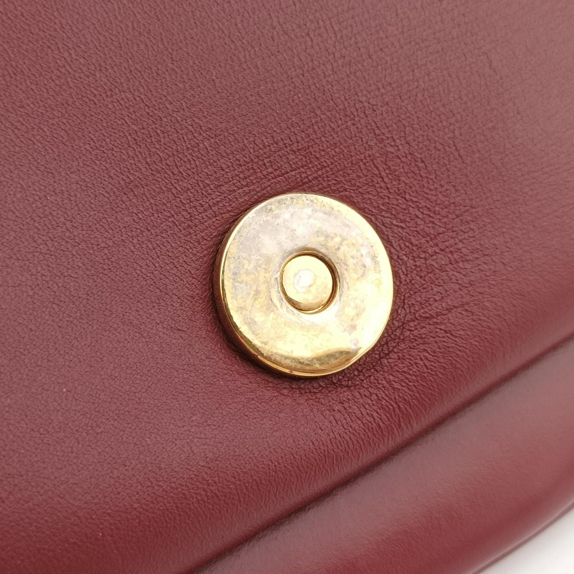 Secondhand Gucci Arli Burgundy Leather 550129 shoulderbag | stylenewstar