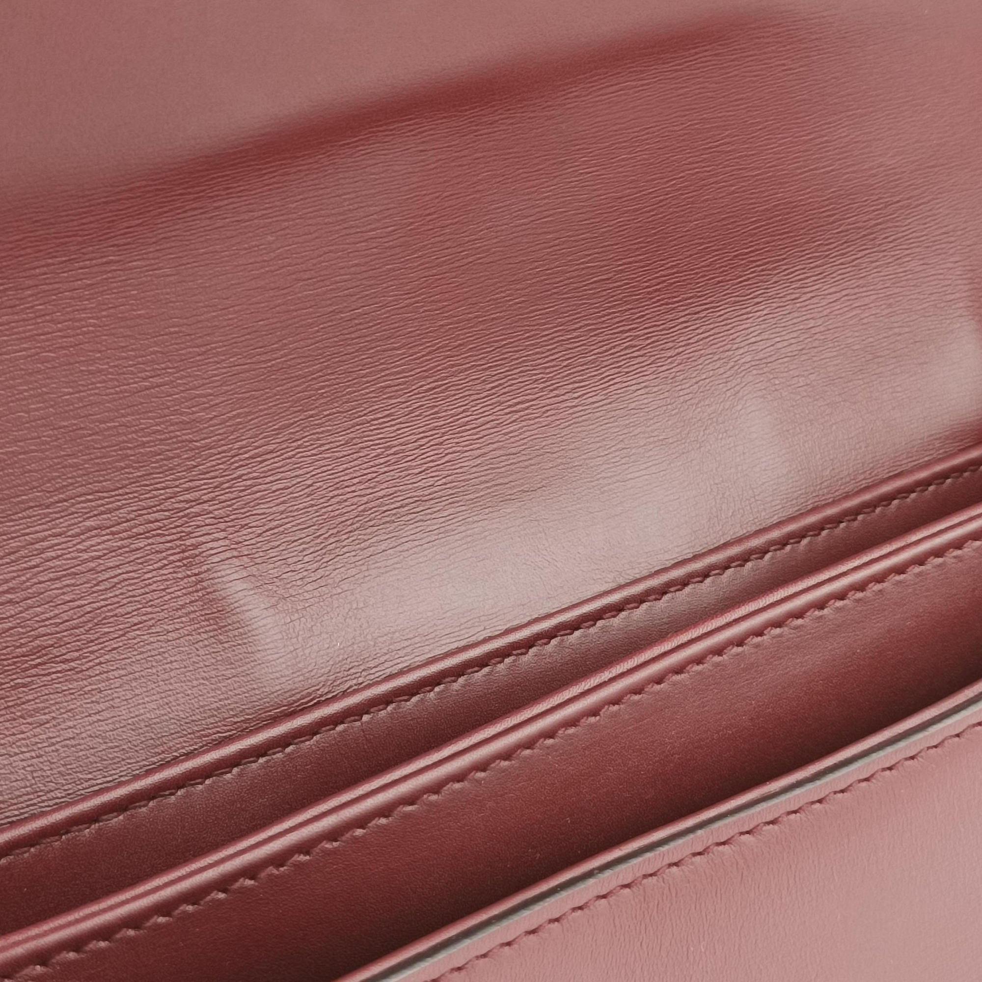 Secondhand Gucci Arli Burgundy Leather 550129 shoulderbag | stylenewstar